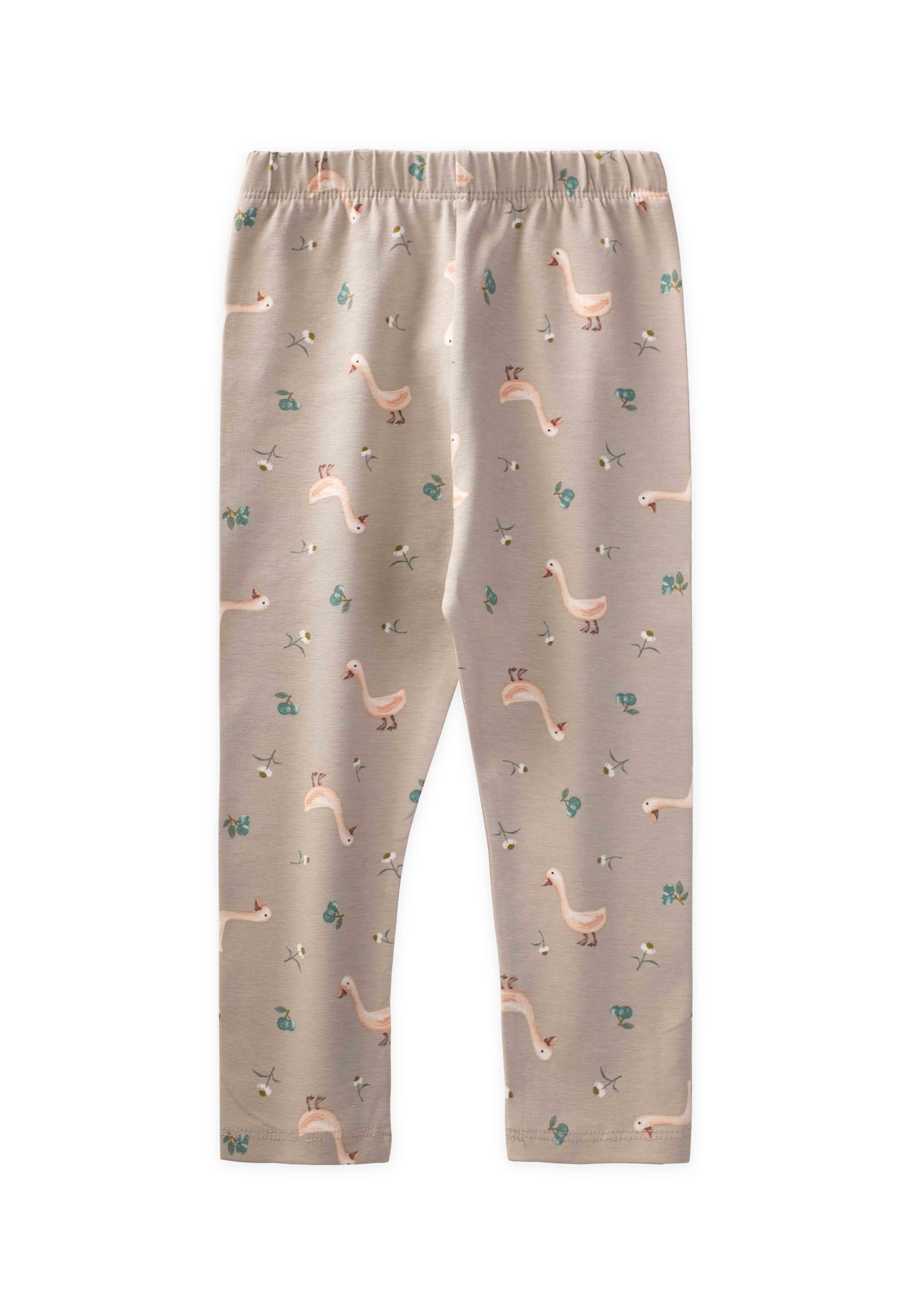 CigitDesenli Tayt 1-8 Yaş VİZON