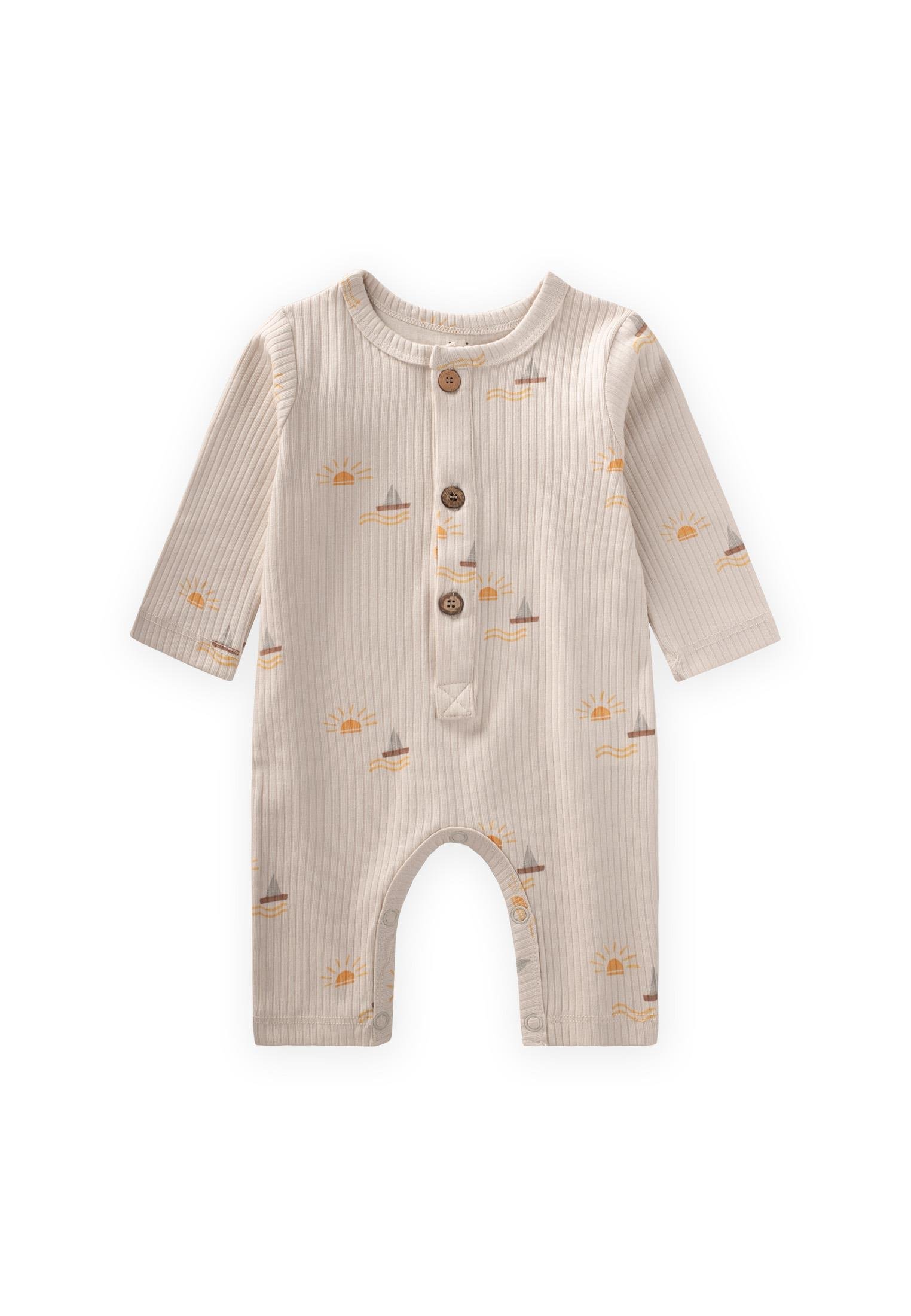 CigitBaskılı Tulum 0-3 Yaş YELKEN DESEN