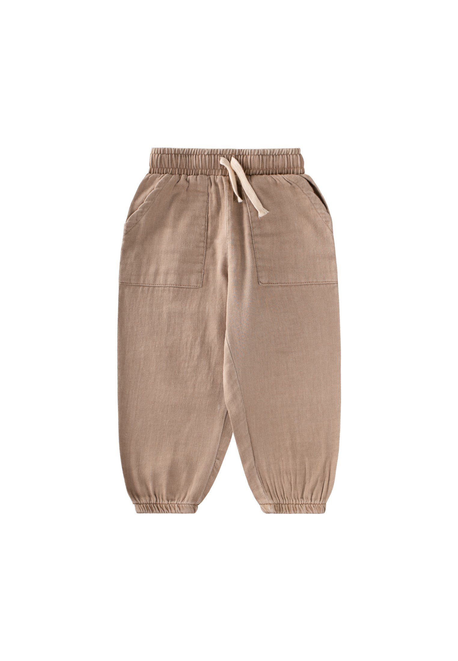 CigitMüslin Gabardin Pantolon 2-8 Yaş BEJ