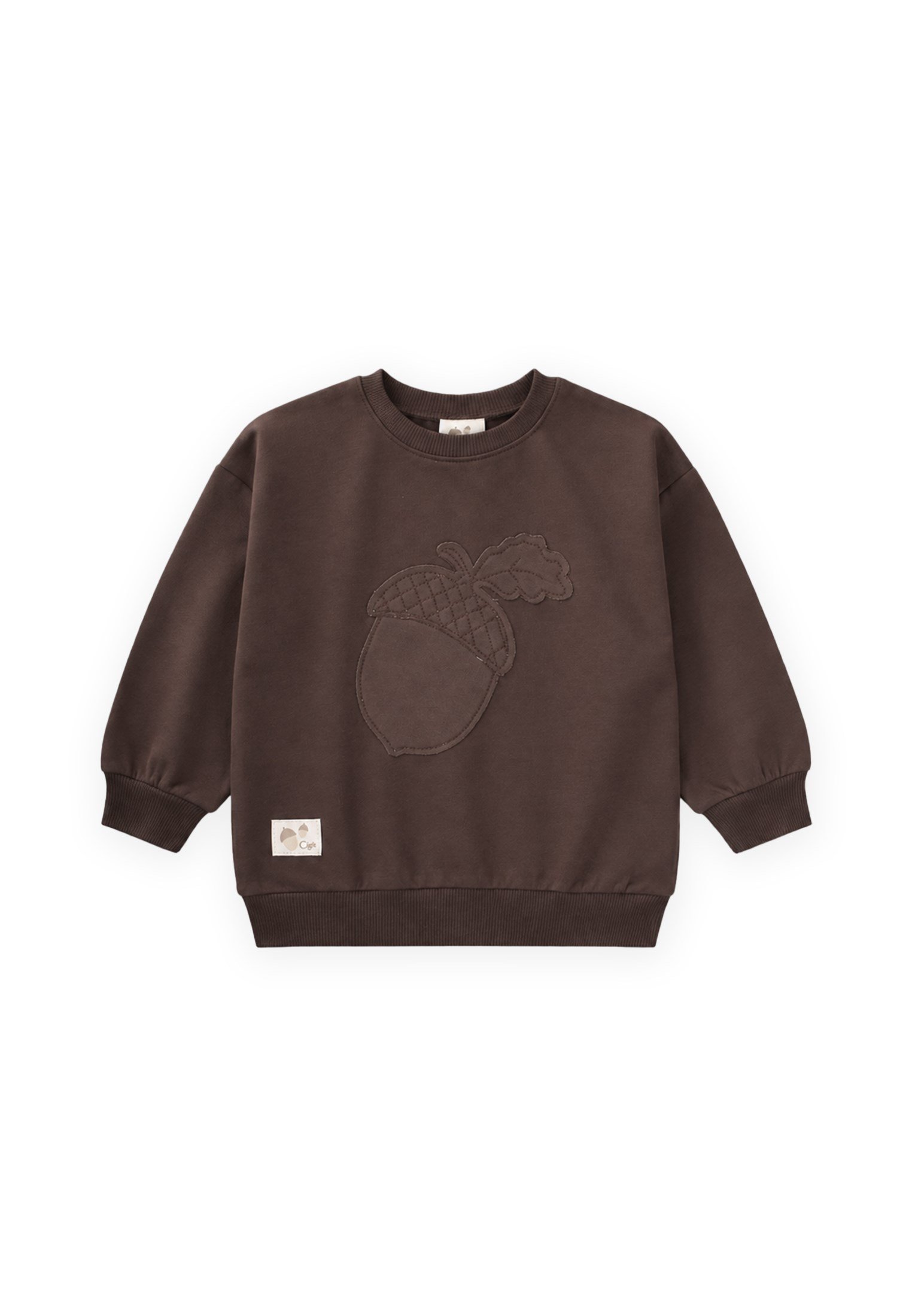 CigitMevsimlik Sweatshirt 1-7 Yaş KAHVERENGİ