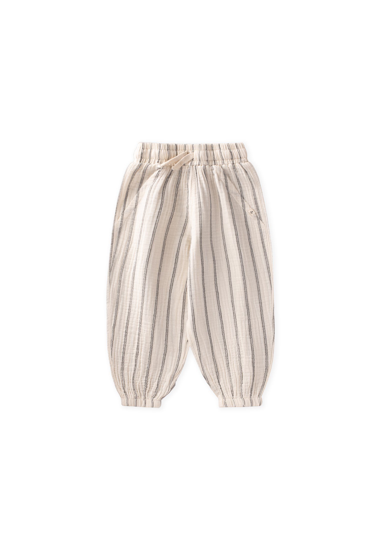 CigitMüslin Şalvar Pantolon 1-6 Yaş ÇİFT ÇİZGİLİ