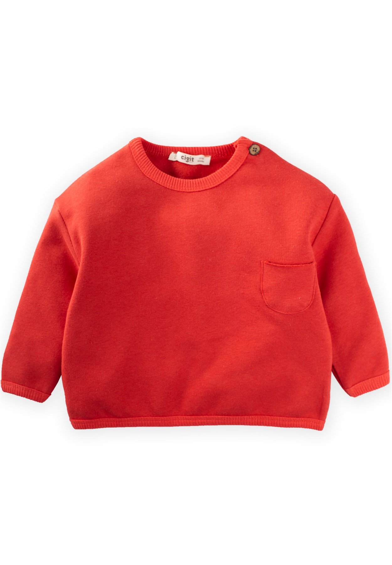 CigitGeniş Kesim Sweat 1-5 Yaş TURUNCU