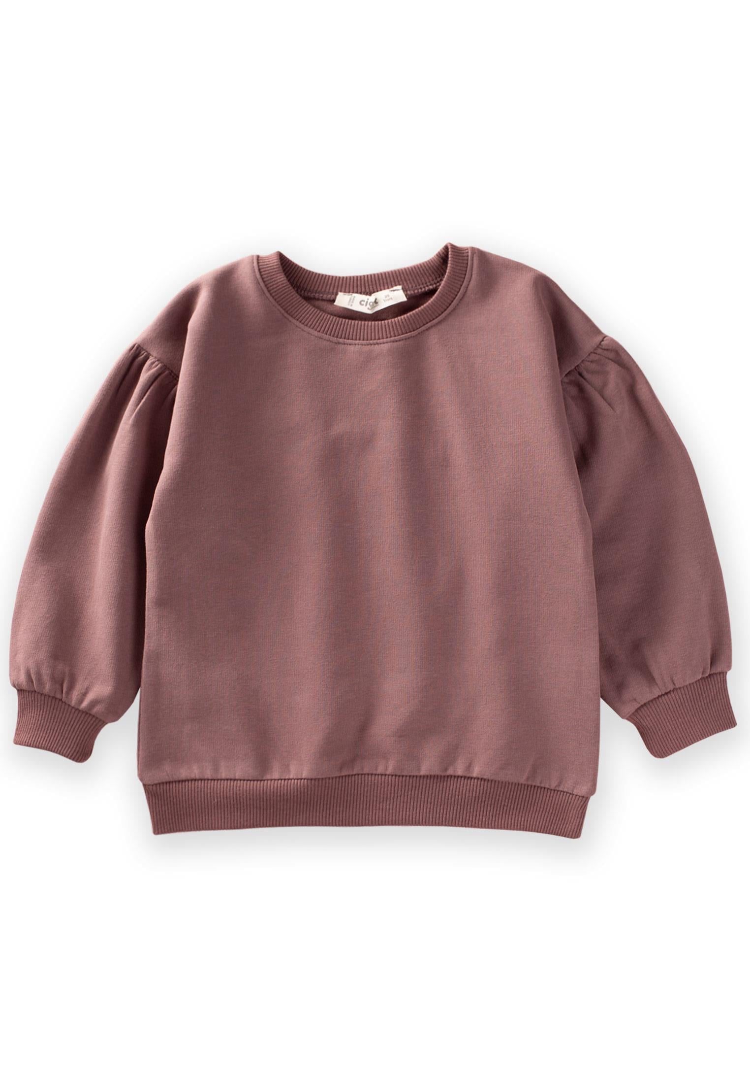 CigitBalon Kollu Sweatshırt 2-7 Yaş MÜRDÜM