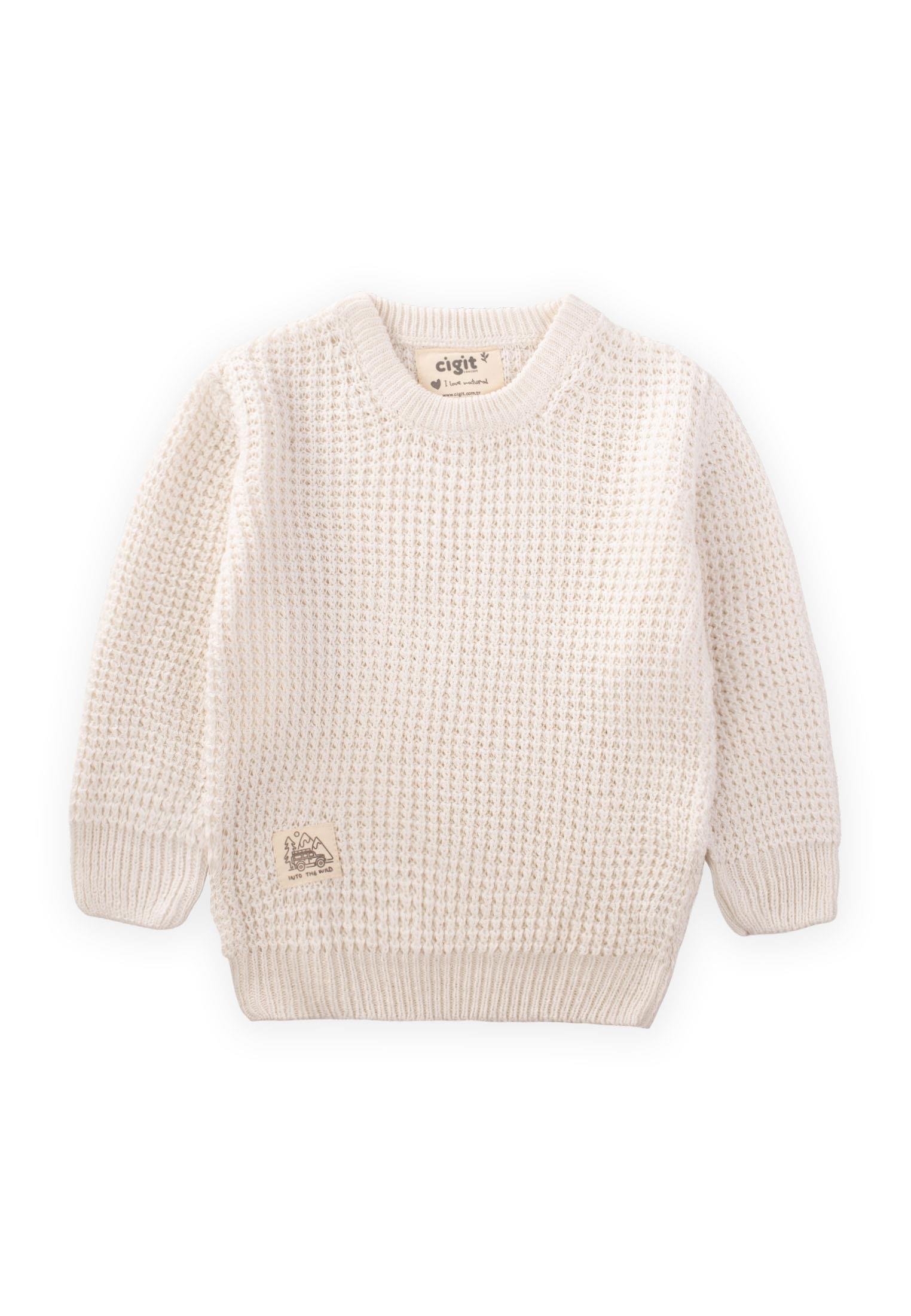 CigitBisiklet Yaka Montreal Kazak 1-5 Yaş EKRU