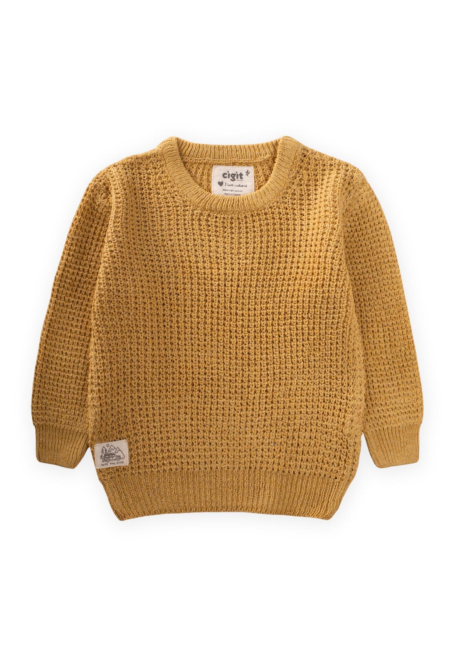 CigitBisiklet Yaka Montreal Kazak 1-5 Yaş HARDAL SARI