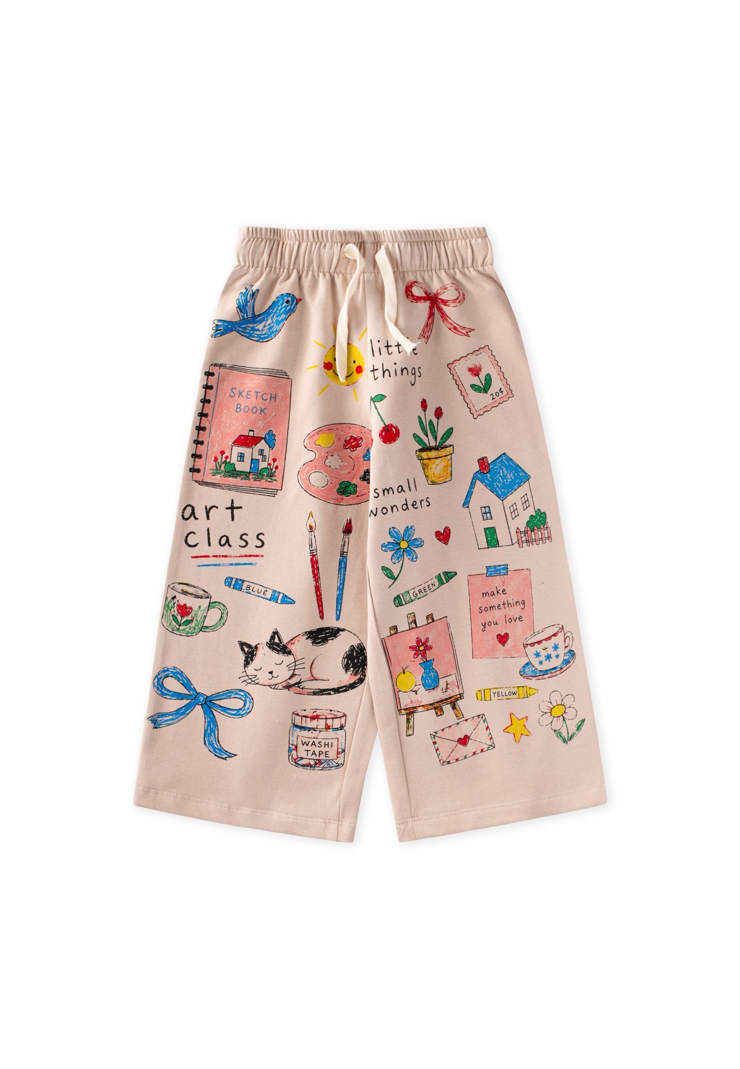 CigitBaskılı Pantolon 2-7 Yaş SAND
