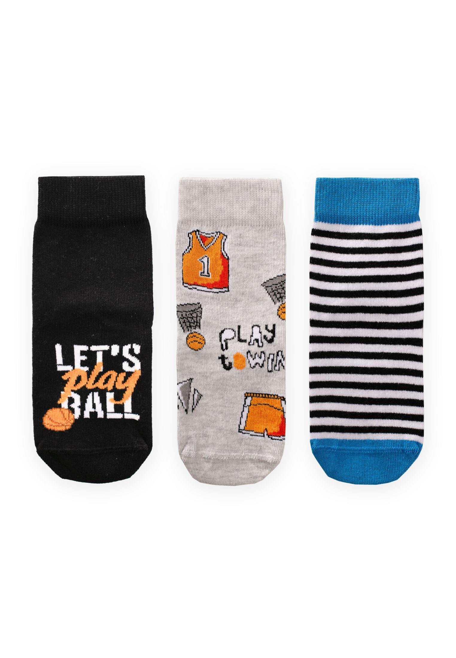 CigitÜç lü Basketball Soket Çorap 3-10 Yaş Karışık Renkli 1