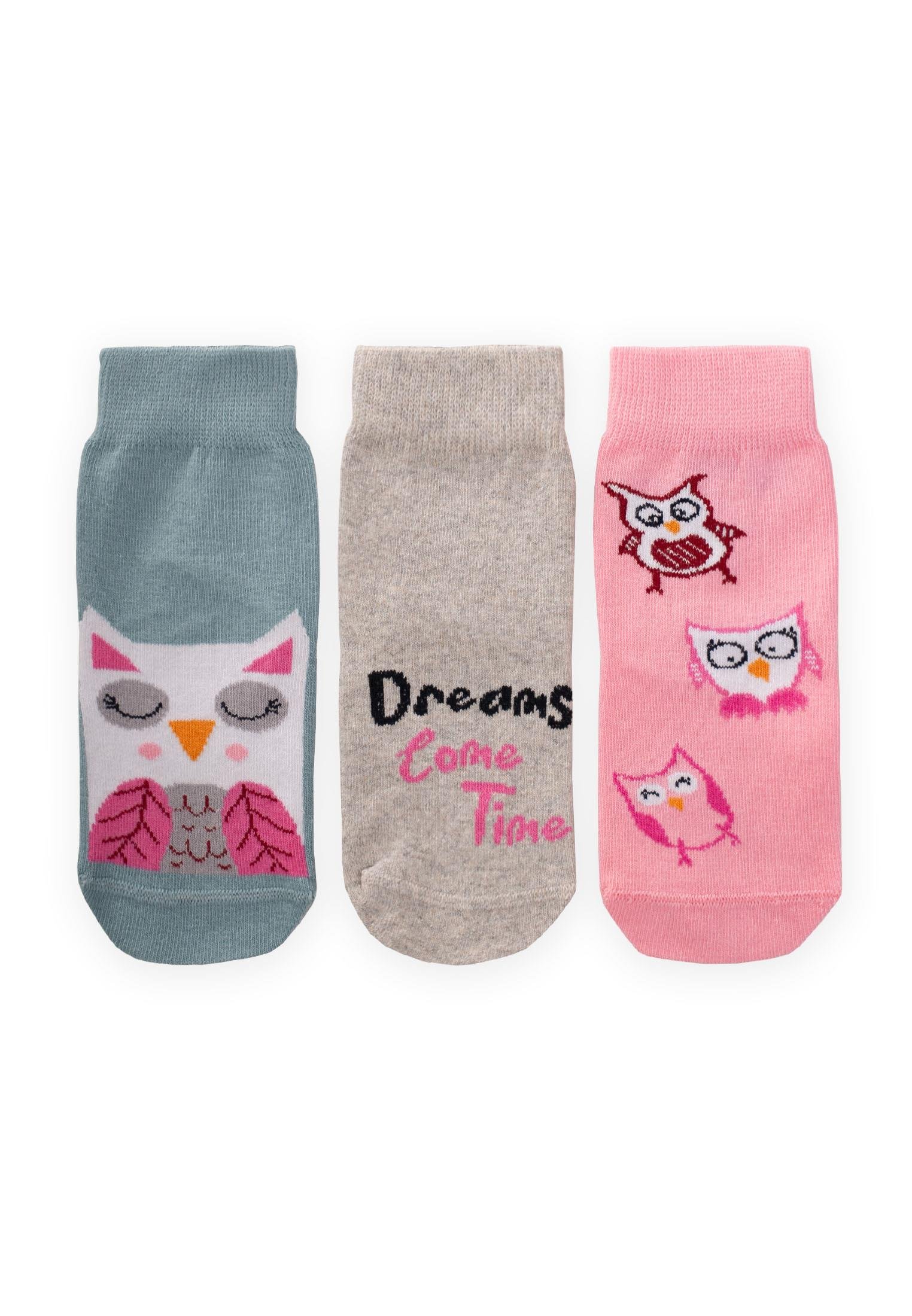 CigitÜçlü Baykuş Soket Çorap 3-10 Yaş Karışık Renkli 1