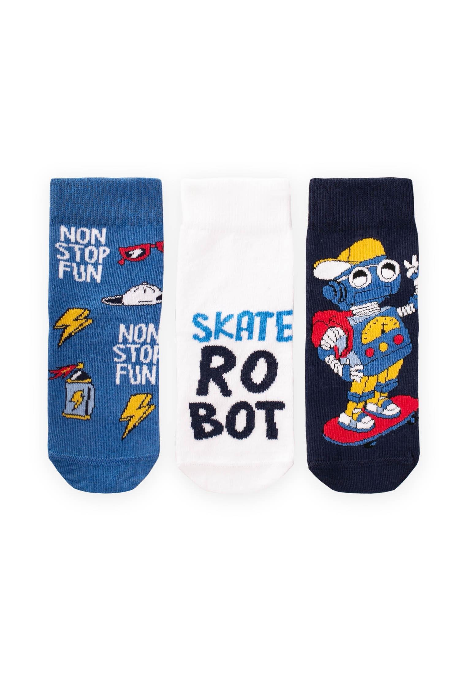 CigitÜç lü Skate Rabot Soket Çorap 3-10 Yaş Karışık Renkli 1