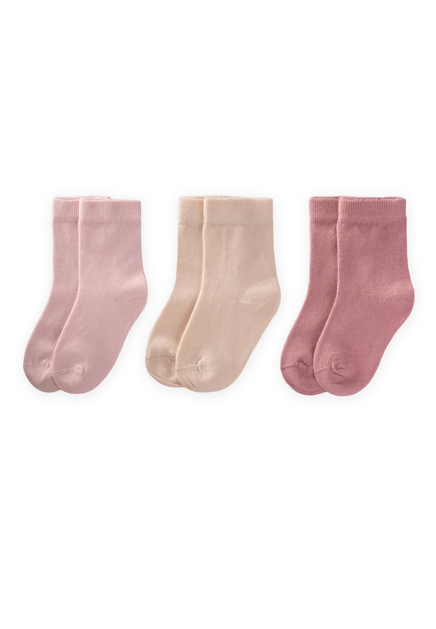 CigitÜçlü Çocuk Çorabı 3-10 Yaş Kum,Pudra,Gül K