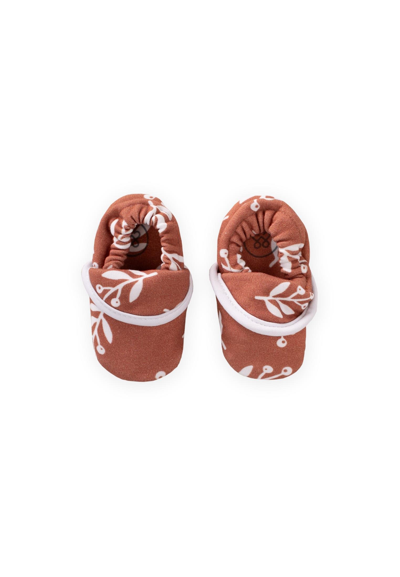 CigitArkası Lastikli Bebe Patik16-23 Ay KAHVE