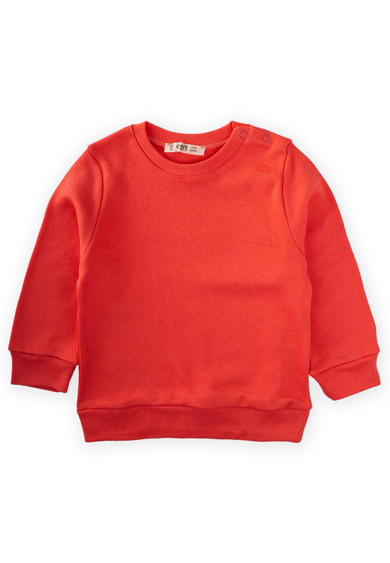 CigitBasic Mevsimlik T-Shirt 1-4 Yaş Oranj