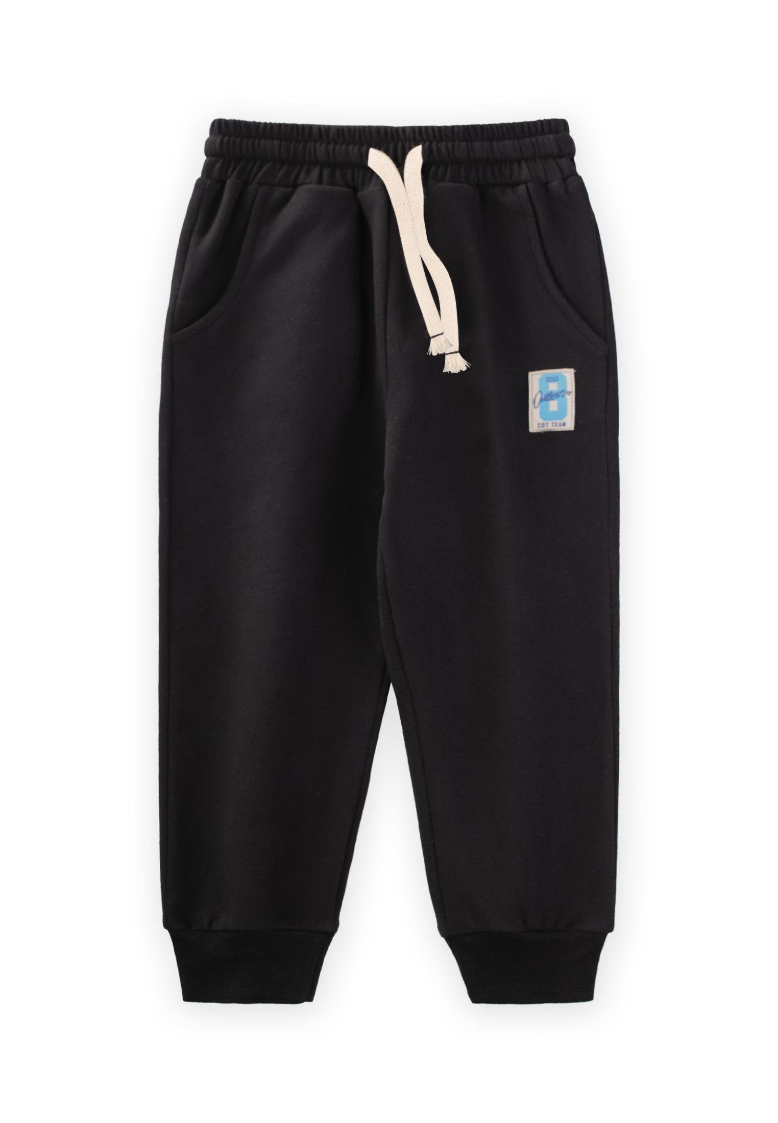 CigitPocket Bottom Tracksuit 2-9 Years BLACK