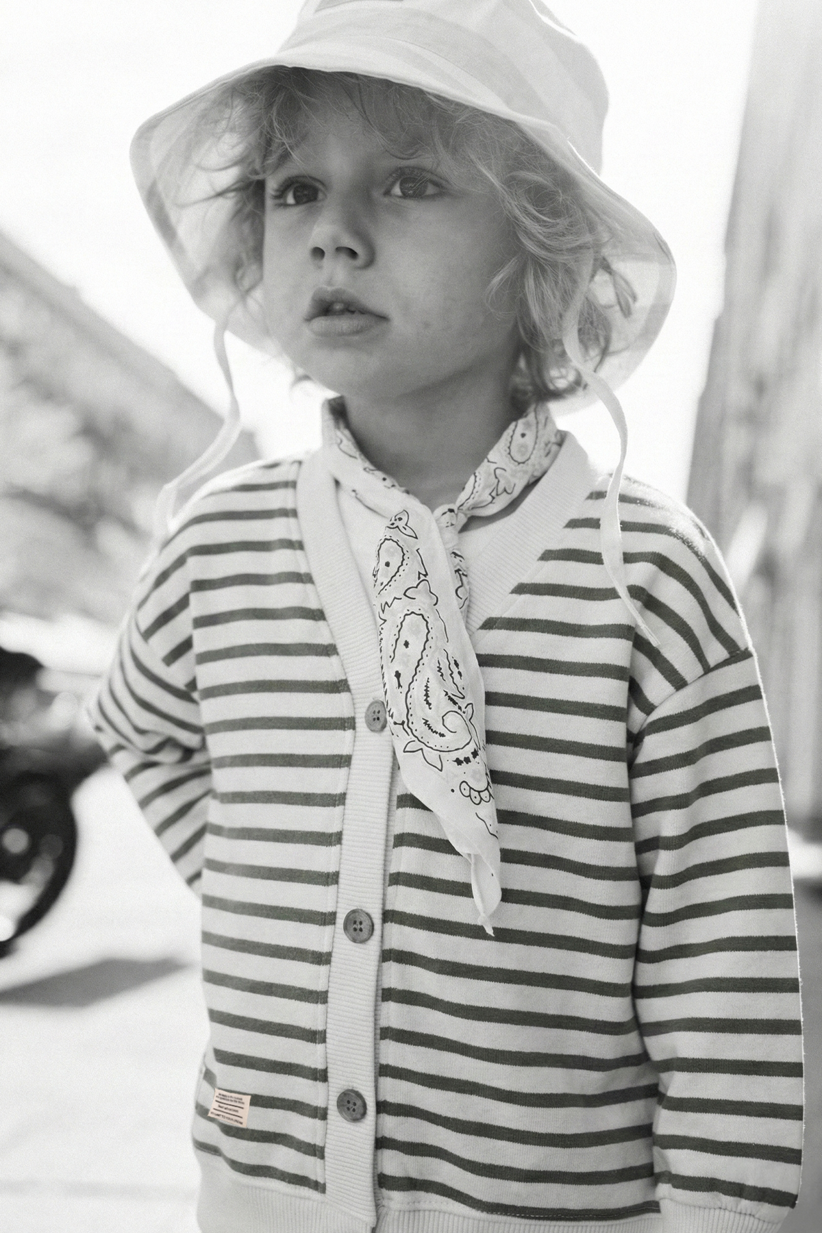 CigitÇizgili Hırka 2-10 Yaş OLİVE