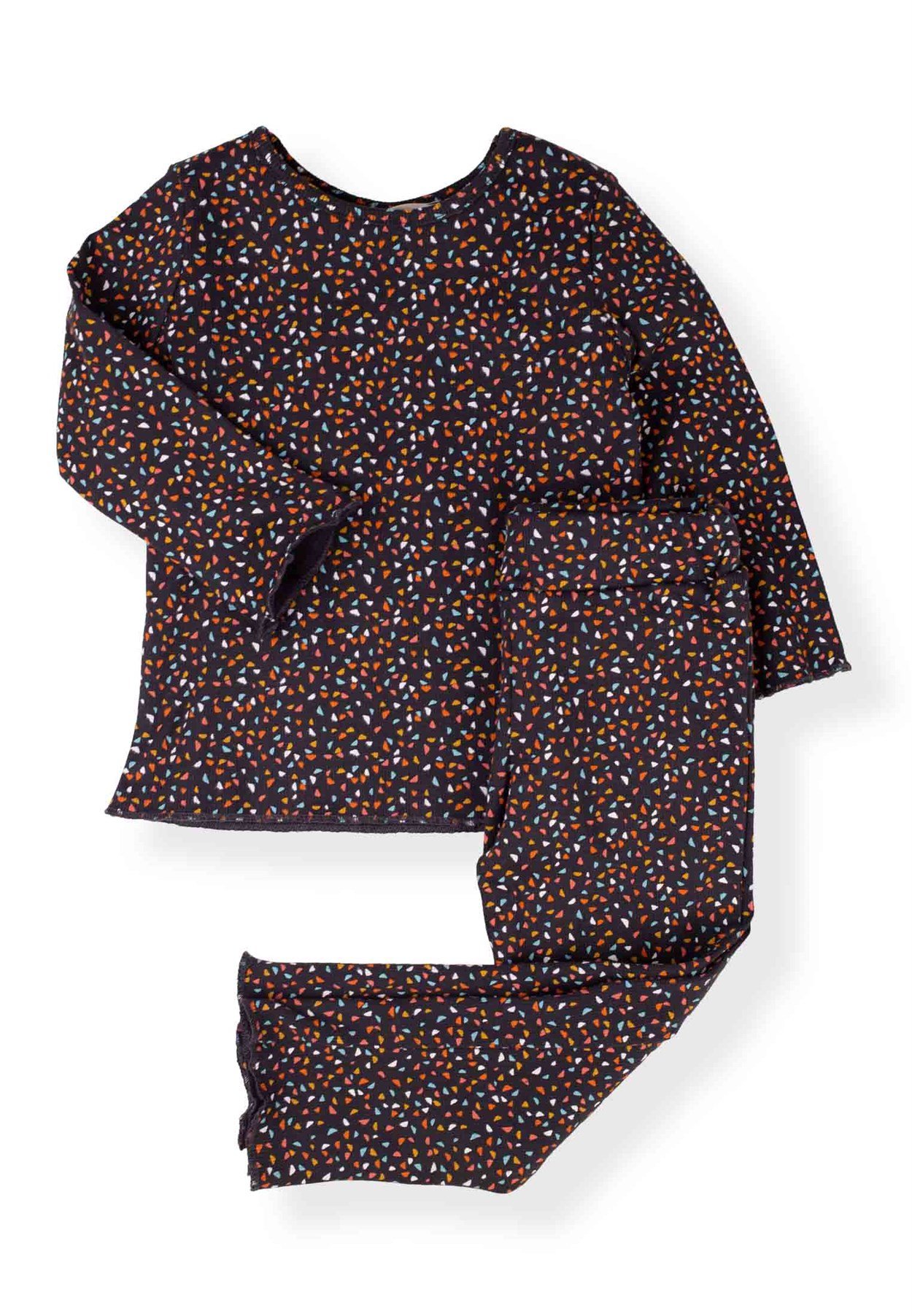 50245 - 5015Desenli Pijama Takım 2-8 Yaş Füme - CigitCigitDesenli Pijama Takım 2-8 Yaş Füme
