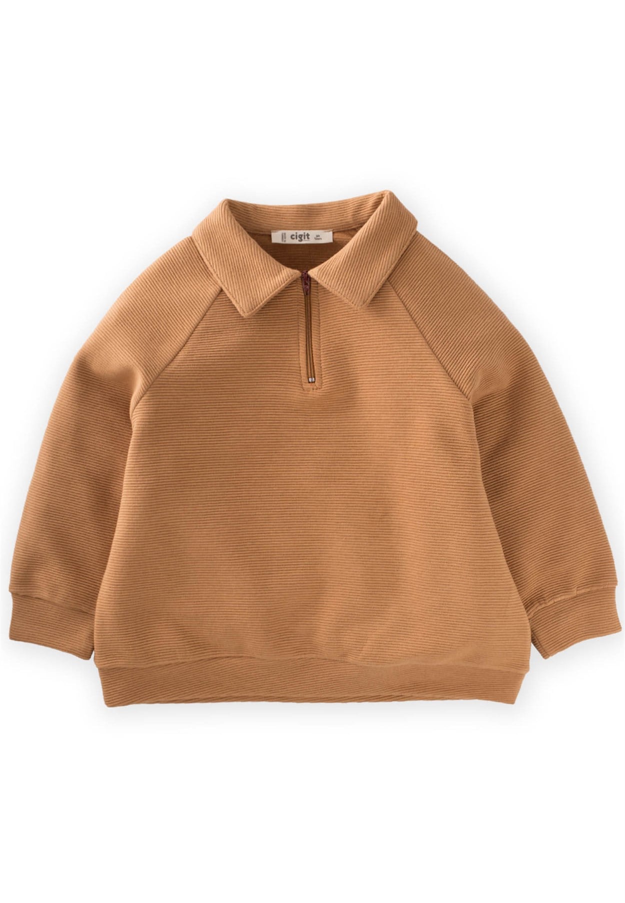 70954 - 5006Fermuar Yakalı Oversize Sweatshirt 3-8 Yaş Hardal Sarı - Fırsat ÜrünüCigitFermuar Yakalı Oversize Sweatshirt 3-8 Yaş Hardal Sarı