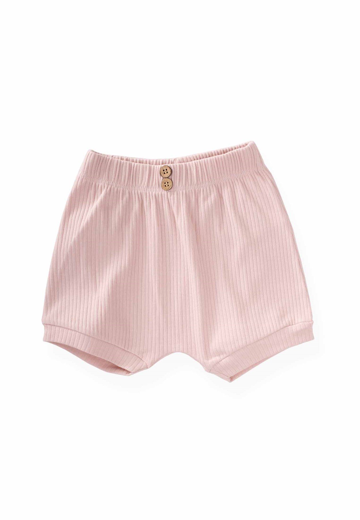 62581 - 5002Fitilli Şort 0-3 Yaş Pudra Pembe  - CigitCigitFitilli Şort 0-3 Yaş Pudra Pembe