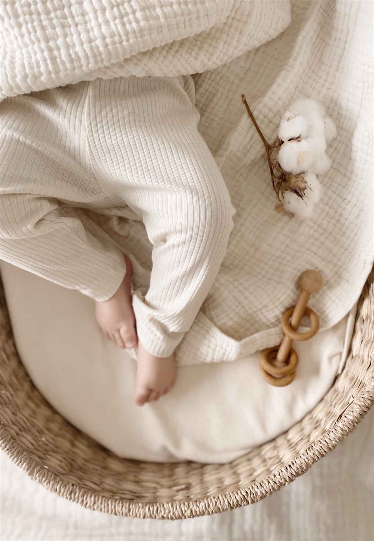 62586 - 5066Fitilli Tayt 0-5 Yaş Açık Bej  - CigitCigitFitilli Tayt 0-5 Yaş Açık Bej