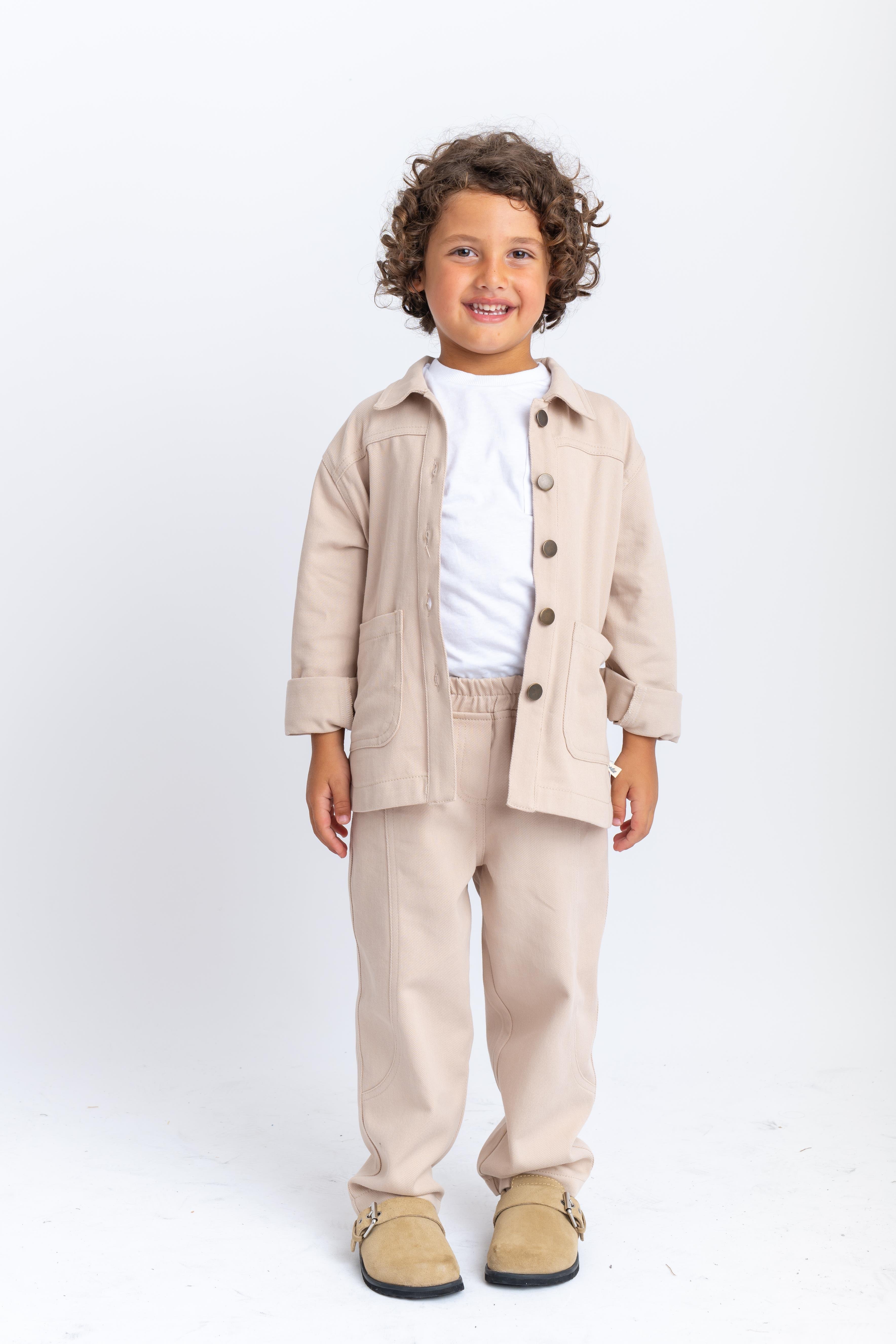 CigitGabardine Jacket 2-7 Years BEIGE