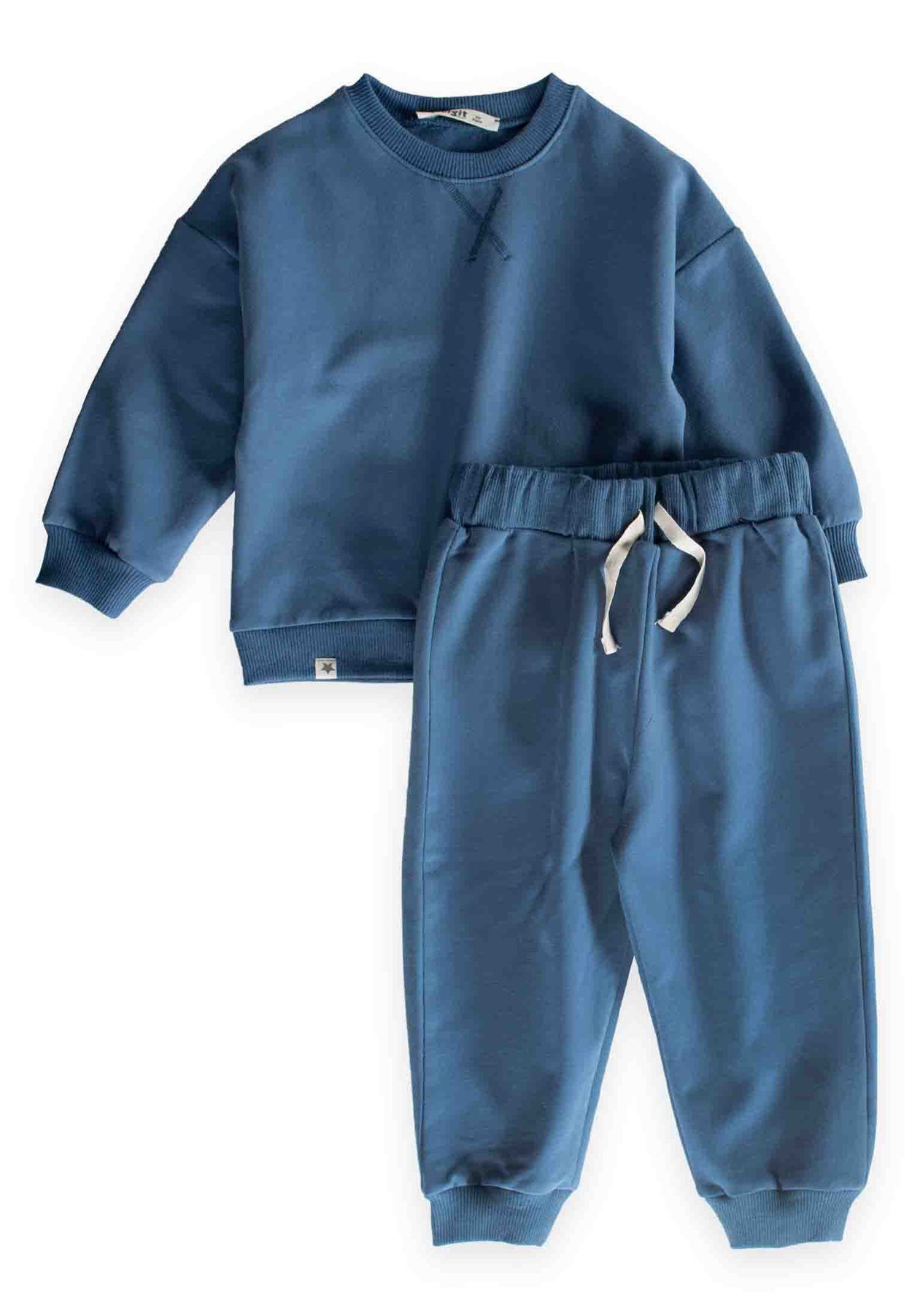 80967 - 5007Karyoka Detaylı Sweat Takım 2-7 Yaş indigo mavi - Fırsat ÜrünüCigitKaryoka Detaylı Sweat Takım 2-7 Yaş indigo mavi