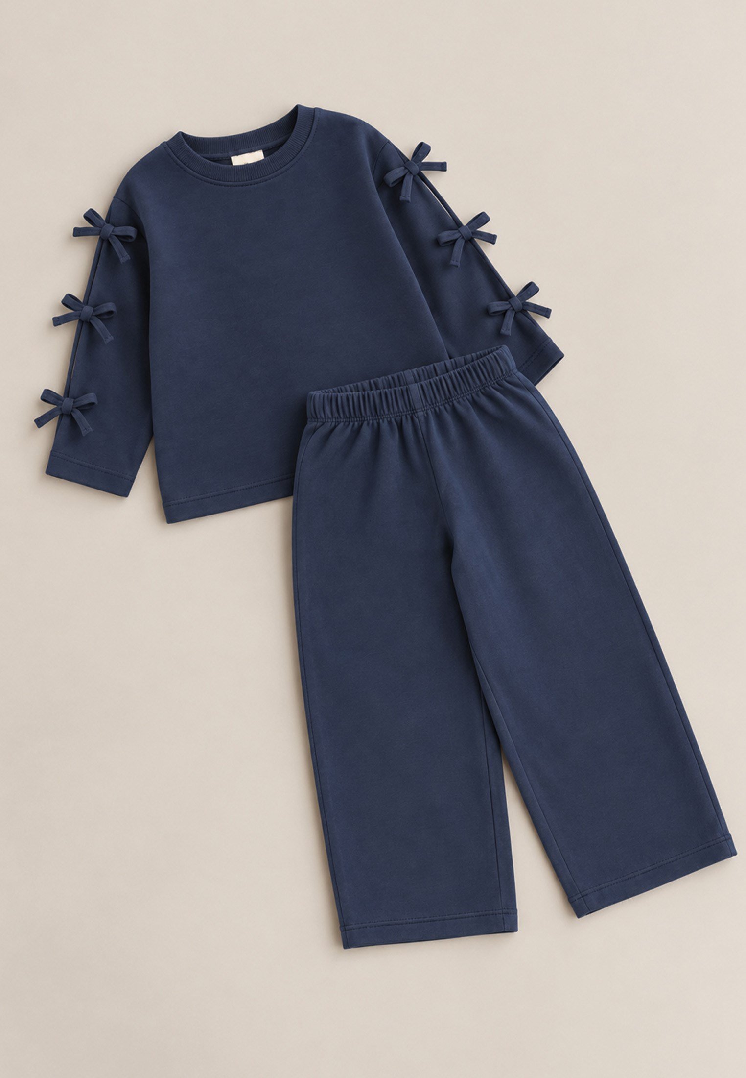 CigitMevsimlik Sweatshirt Takım 2-8 Yaş Lacivert