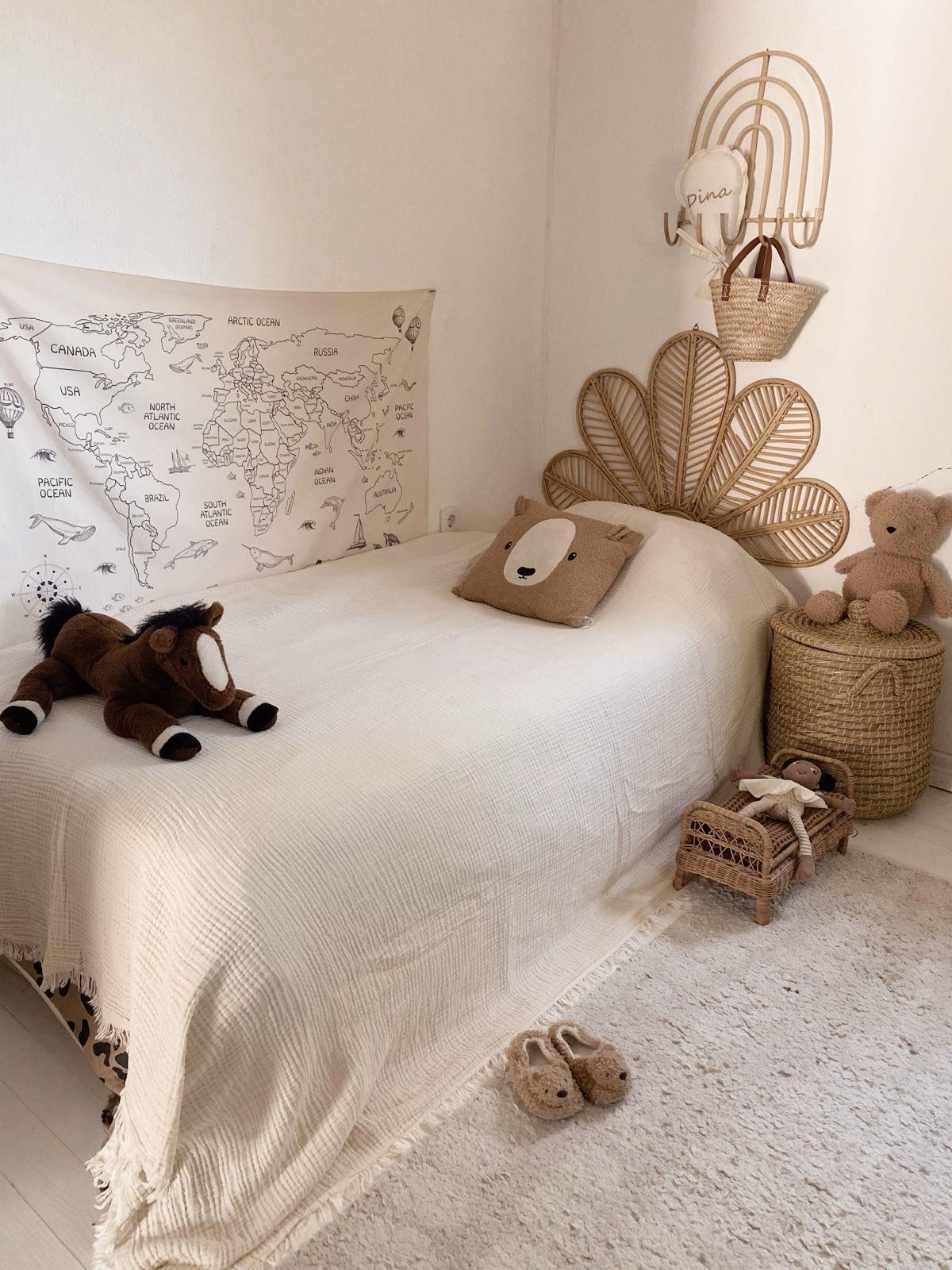 CigitMuslin Four Layer Bedspread 200X220 Cm NATURAL