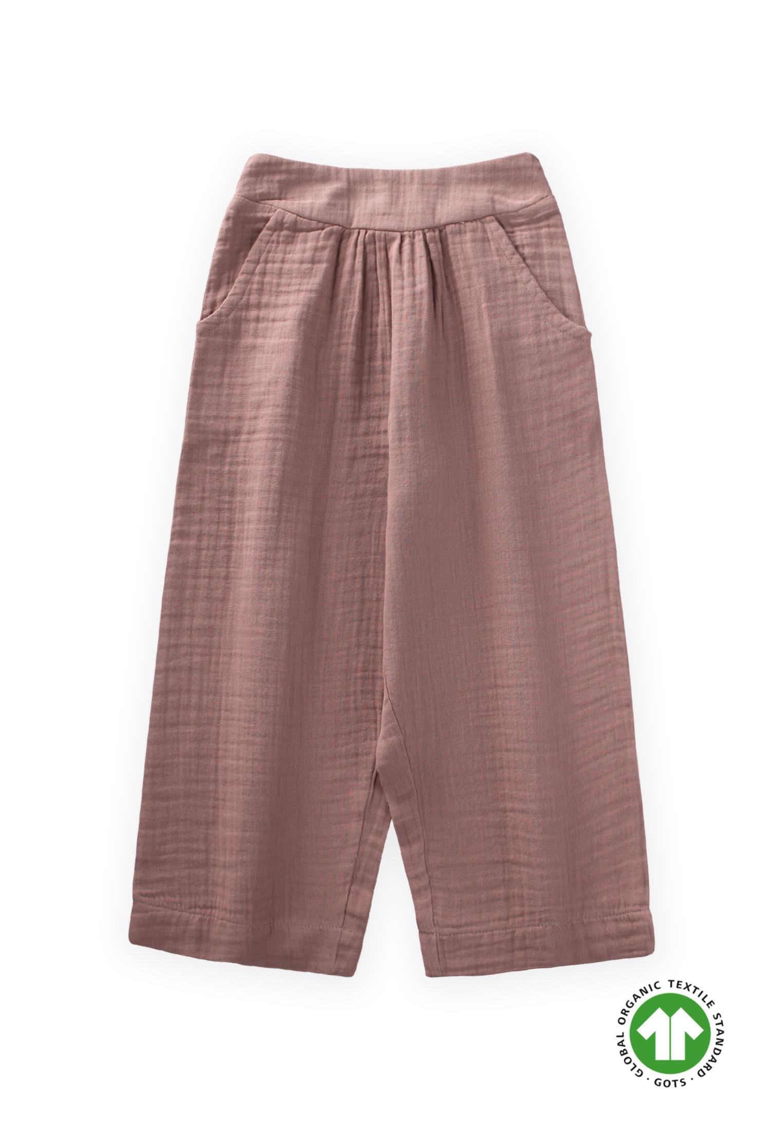 CigitOrganik Müslin Pantolon 2-8 Yaş BAKIR