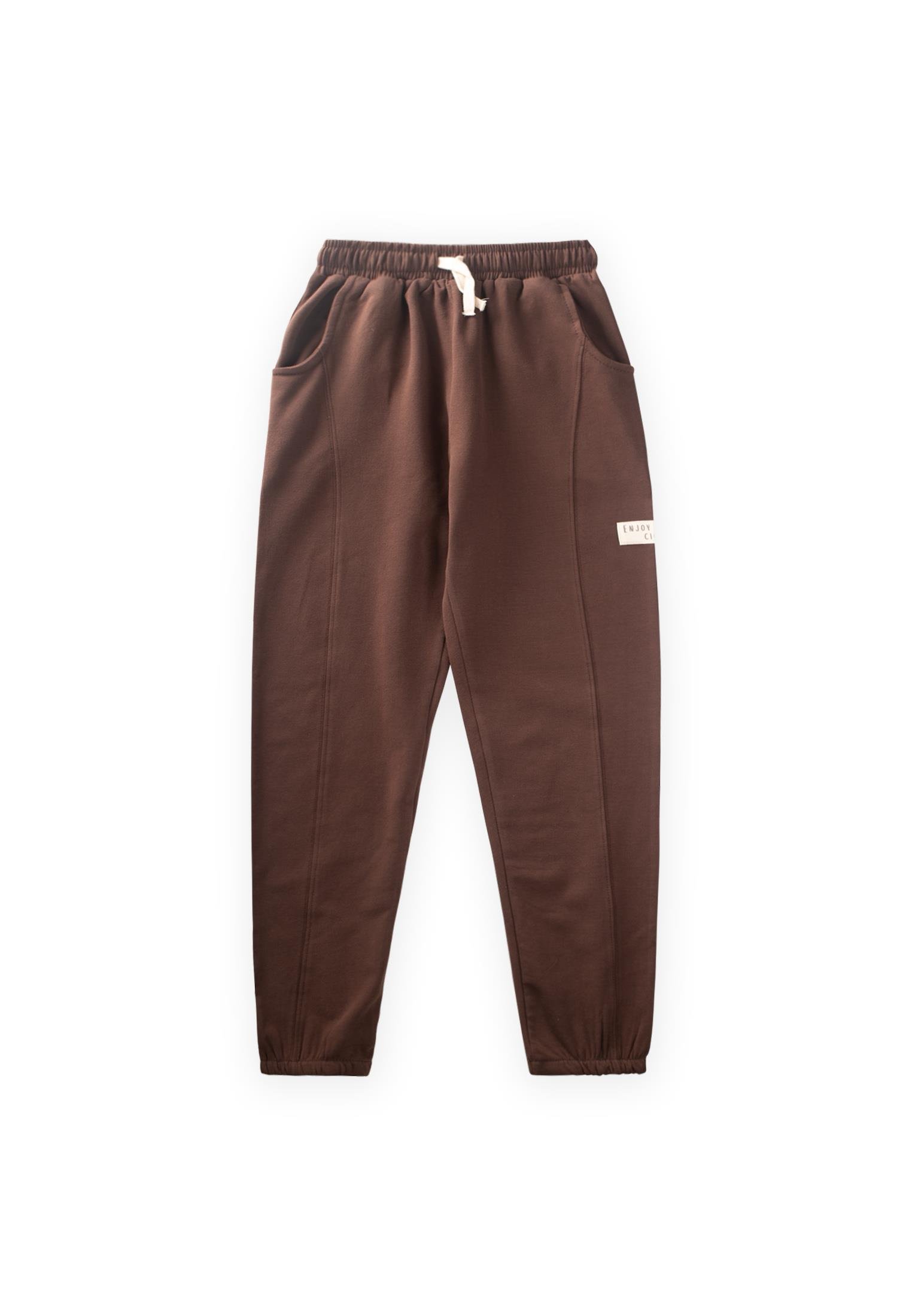 CigitLong-Legged Tracksuit 2-8 Years Old BROWN