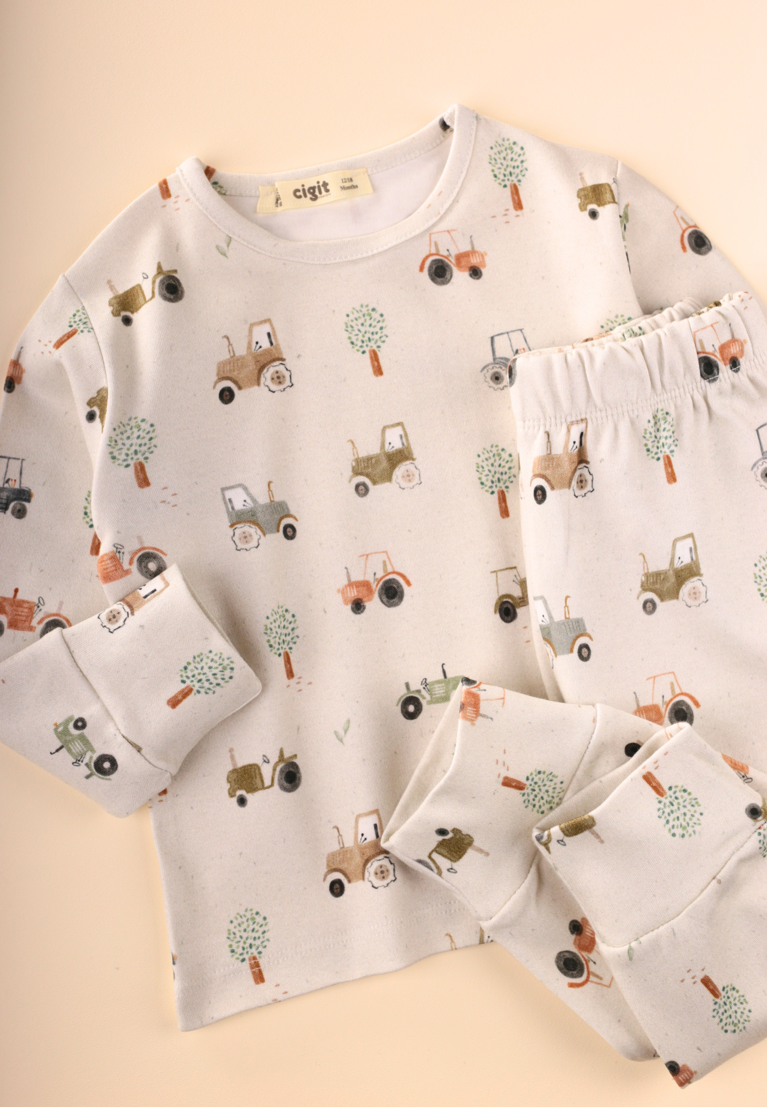 CigitPijama Takım 1-5 Yaş Taş