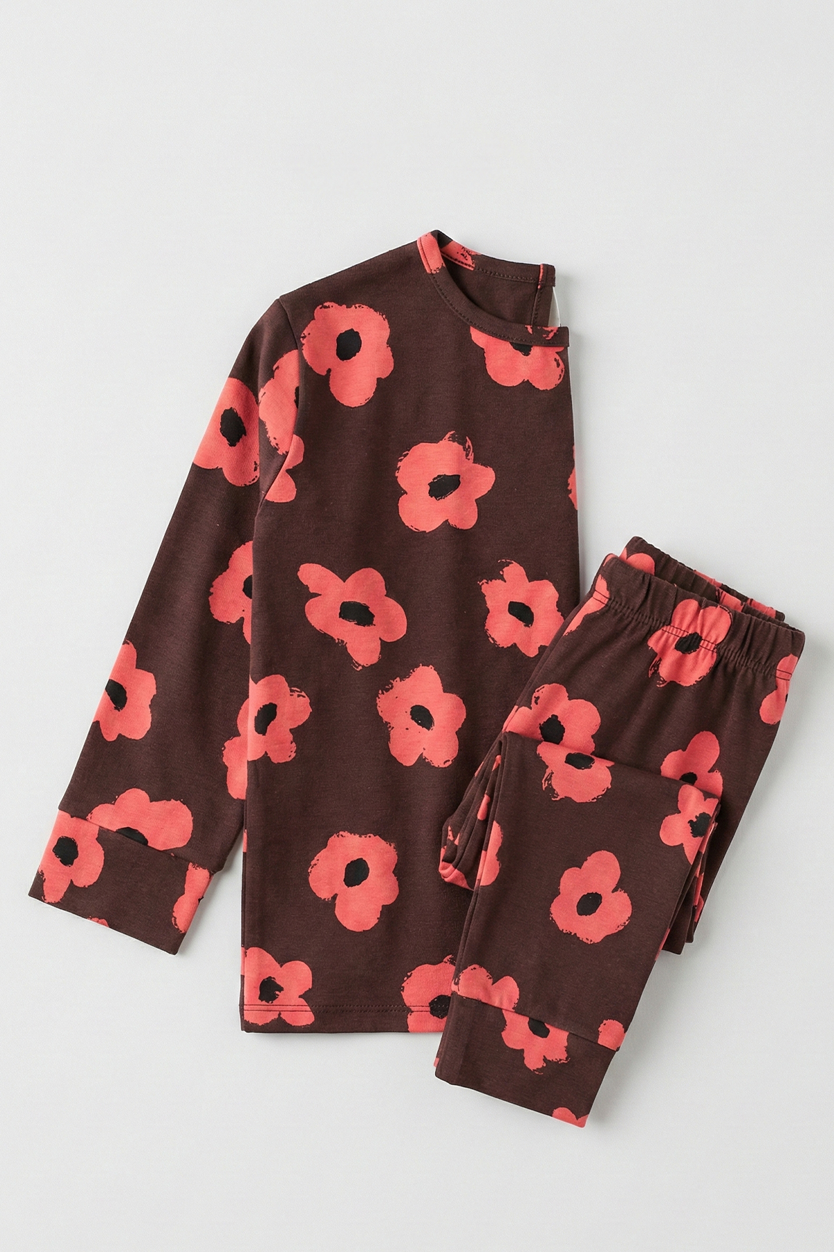 CigitPijama takım 2-9 Yaş KAHVERENGİ