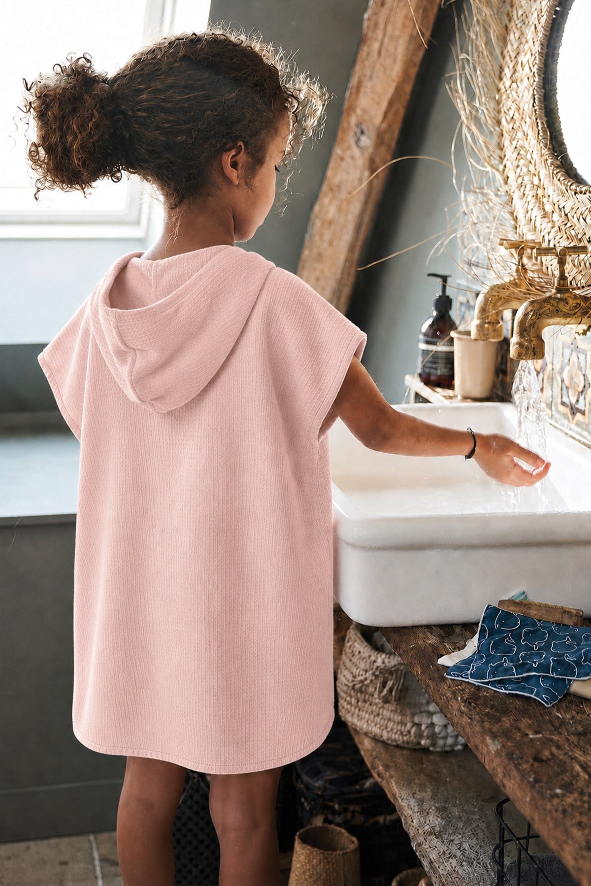 CigitPoncho Standard Powder Pink