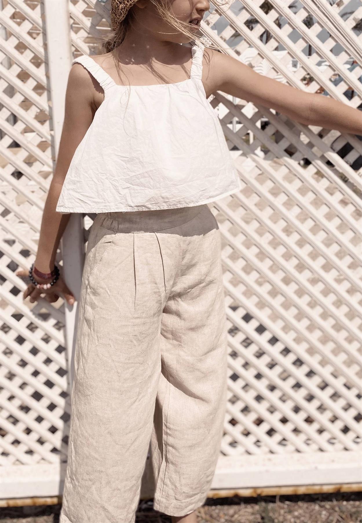 CigitLoose Trousers Ages 2-7 NATUREL