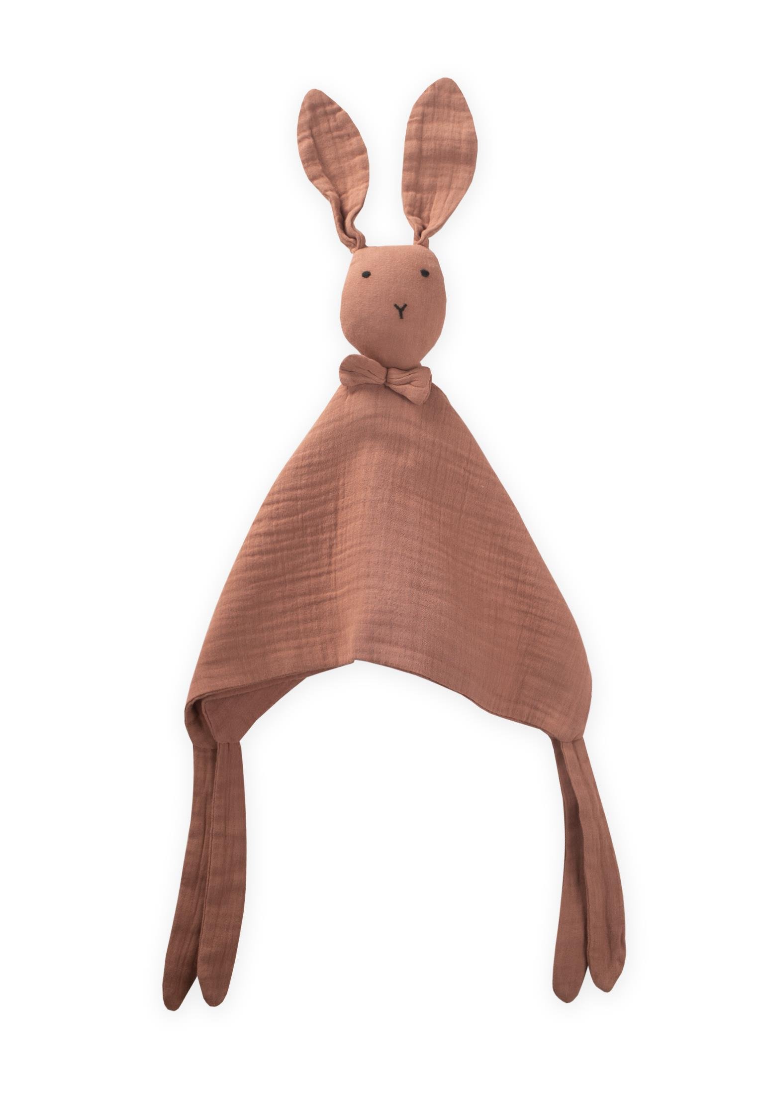 CigitTavşan Müslin Uyku Arkadaşı (Yıkanmıştır) 40X40 cm A.Kahve 