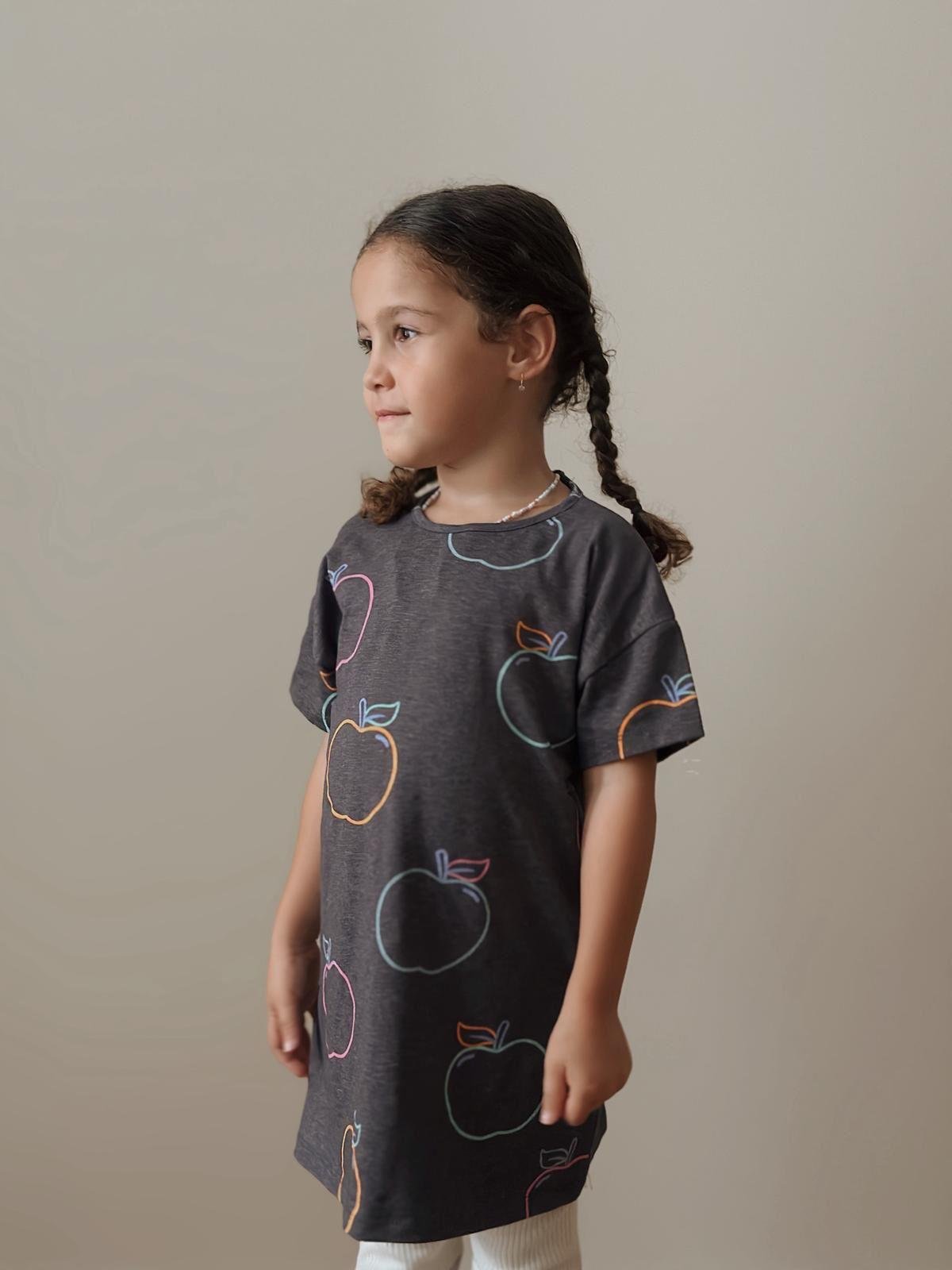 CigitTunic T-Shirt 4-12 Years Old GRAY