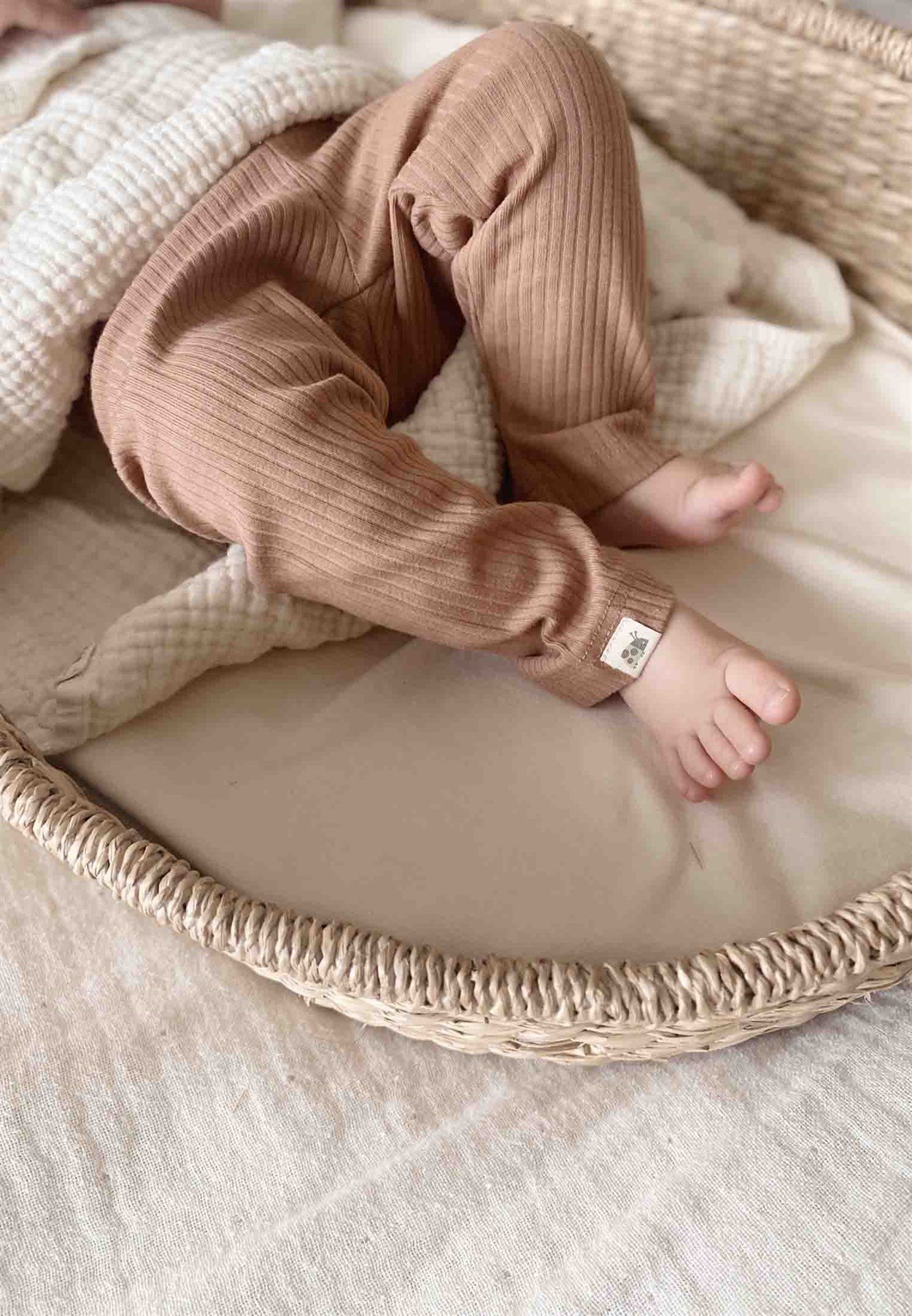 62586 - 5025CigitFitilli Tayt 0-5 Yaş KAHVE 