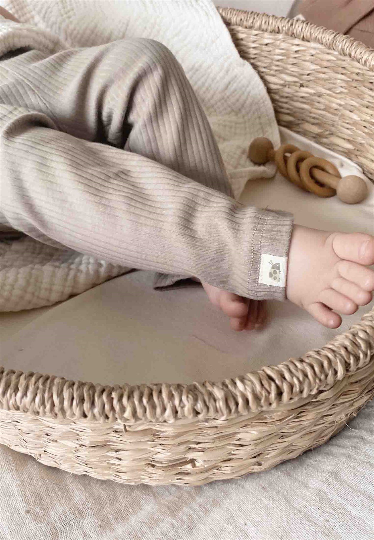 62586 - 5020Yeni Sezon - Fitilli Tayt 0-5 Yaş VizonCigitFitilli Tayt 0-5 Yaş Vizon