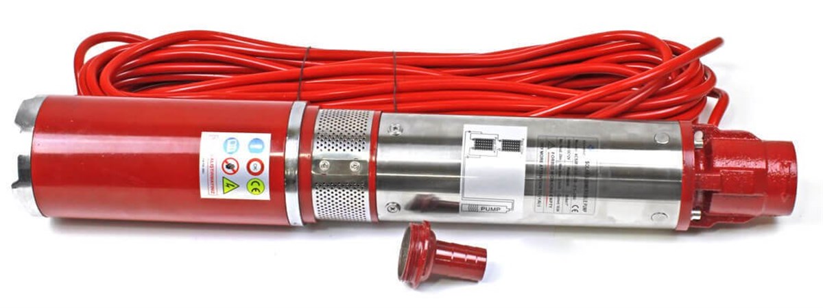 24 Volt Dc Solar Güneş Enerjili Kademeli Dalgıç Pompa 41 Mss 2.83 m³/h 400 Watt