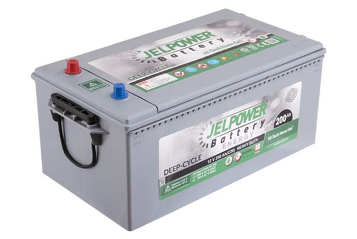 Jel Power 12 Volt 200 AH Solar Jel Akü