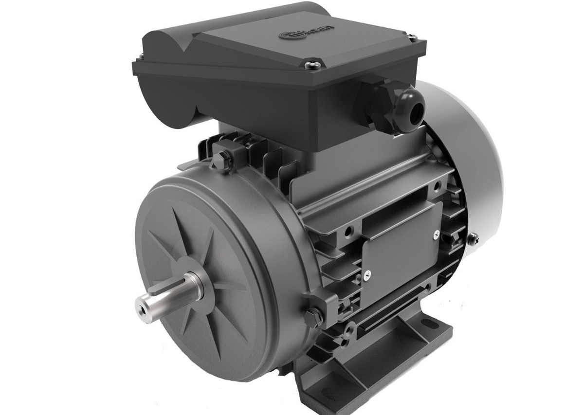 Miksan 0.09 KW Ayaklı Elektrik Motoru 220 Volt 1500 Devir 56 Gövde