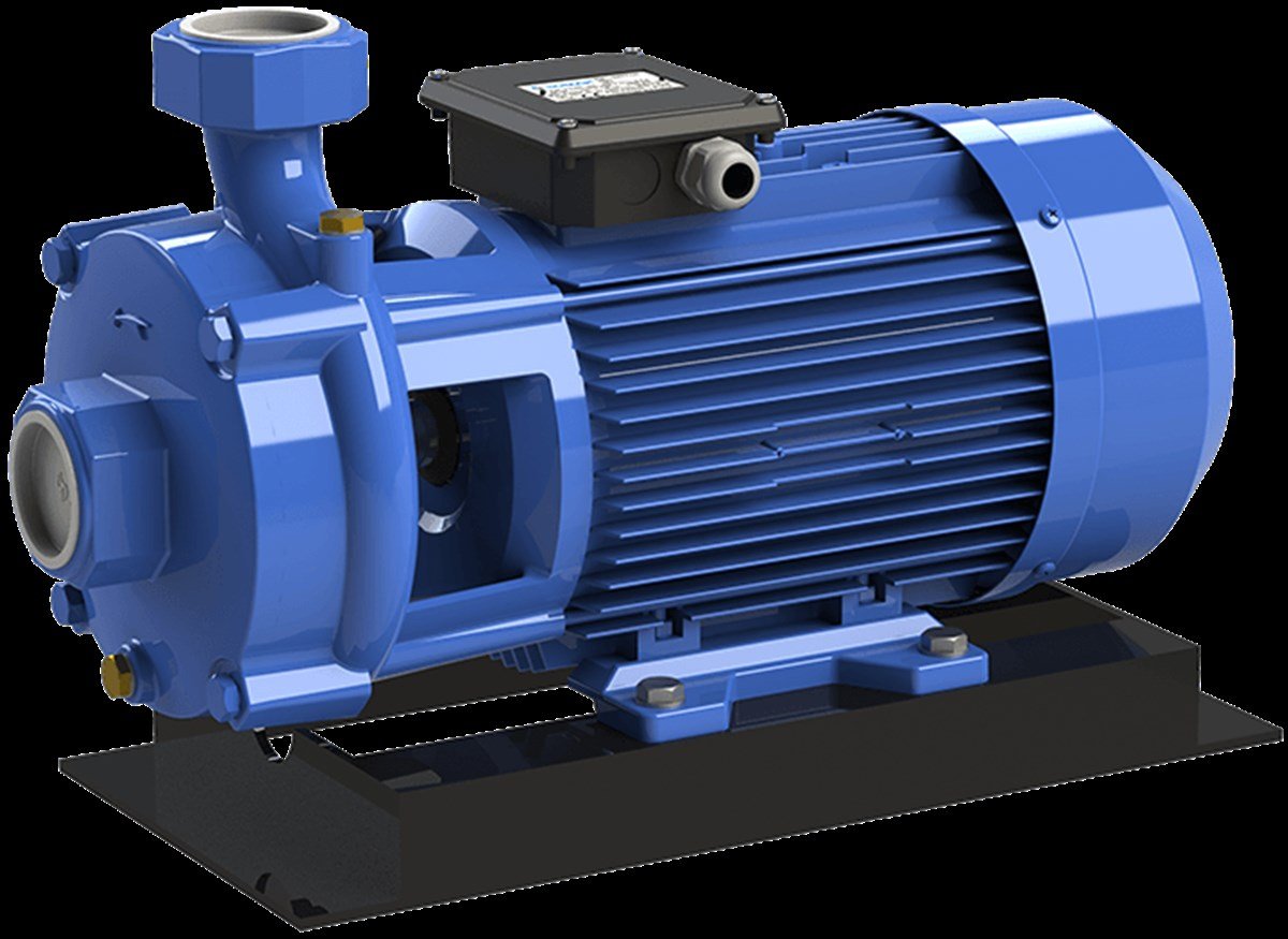 Sumak SMKT550/2 Çift Kademeli Santrifüj Pompa Trifaze (380V) 5.5HP