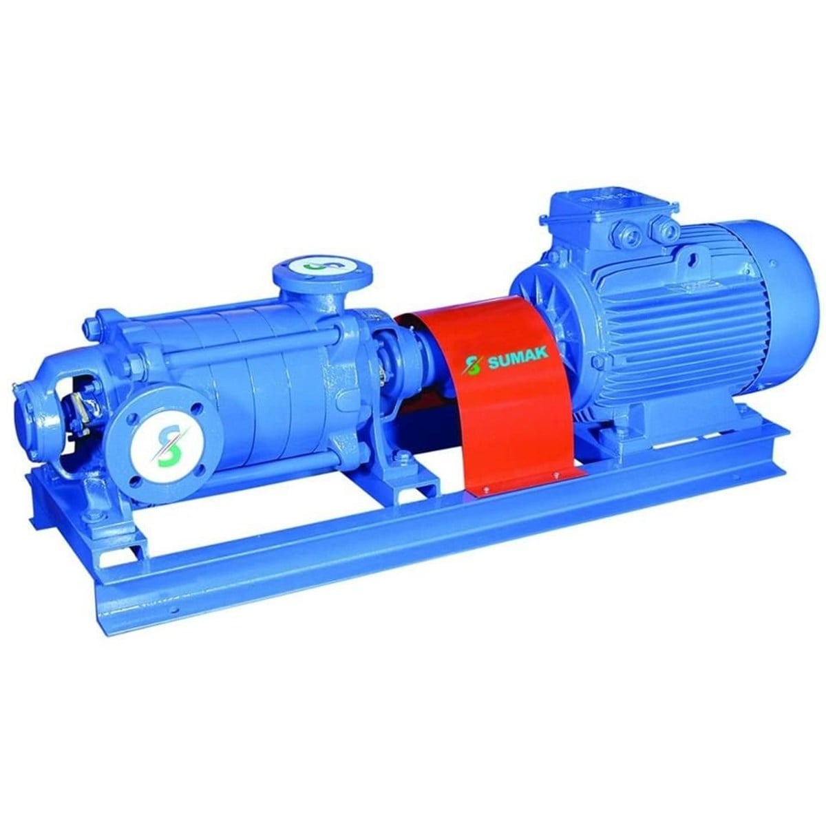 Sumak SYT 80/4 110 kW Motorlu Aküple Yatay Milli Kademeli Pompa Trifaze (380V)