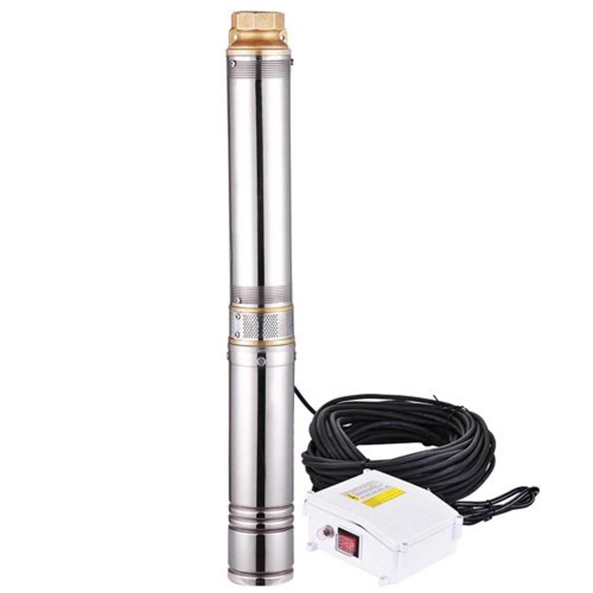 Vortex 1 Hp Dalgıç Pompa 3'' 75 mm Dış Çap 15 Metre Kablolu  54 mss  2.8 m³/h