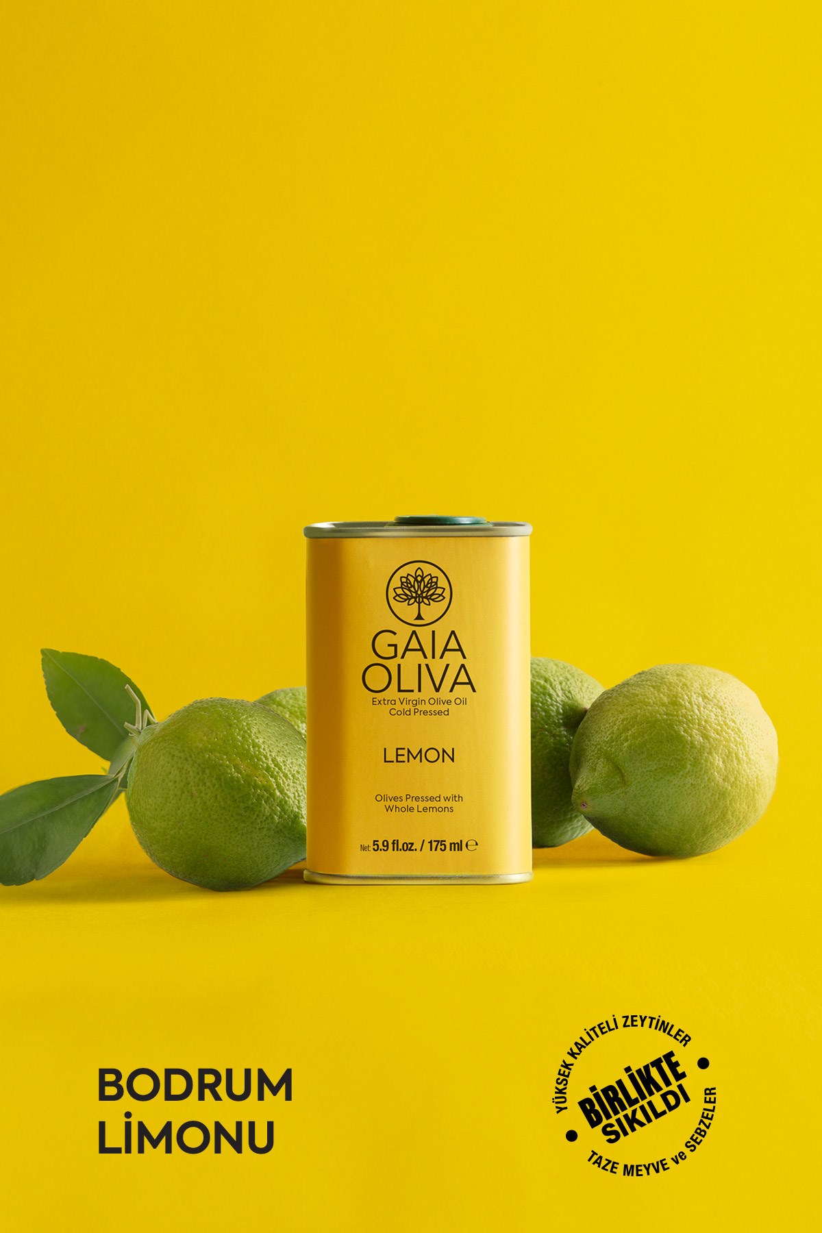 Limon Çeşnili 175 ml Natürel Sızma Zeytinyağı