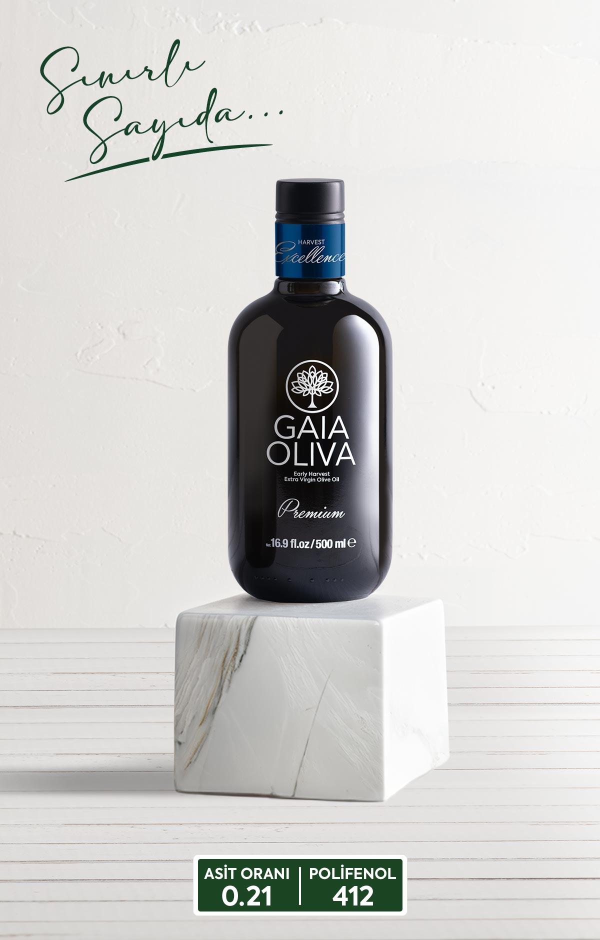 Ödüllü Harvest Excellence 500 ml Erken Hasat Natürel Sızma Zeytinyağı