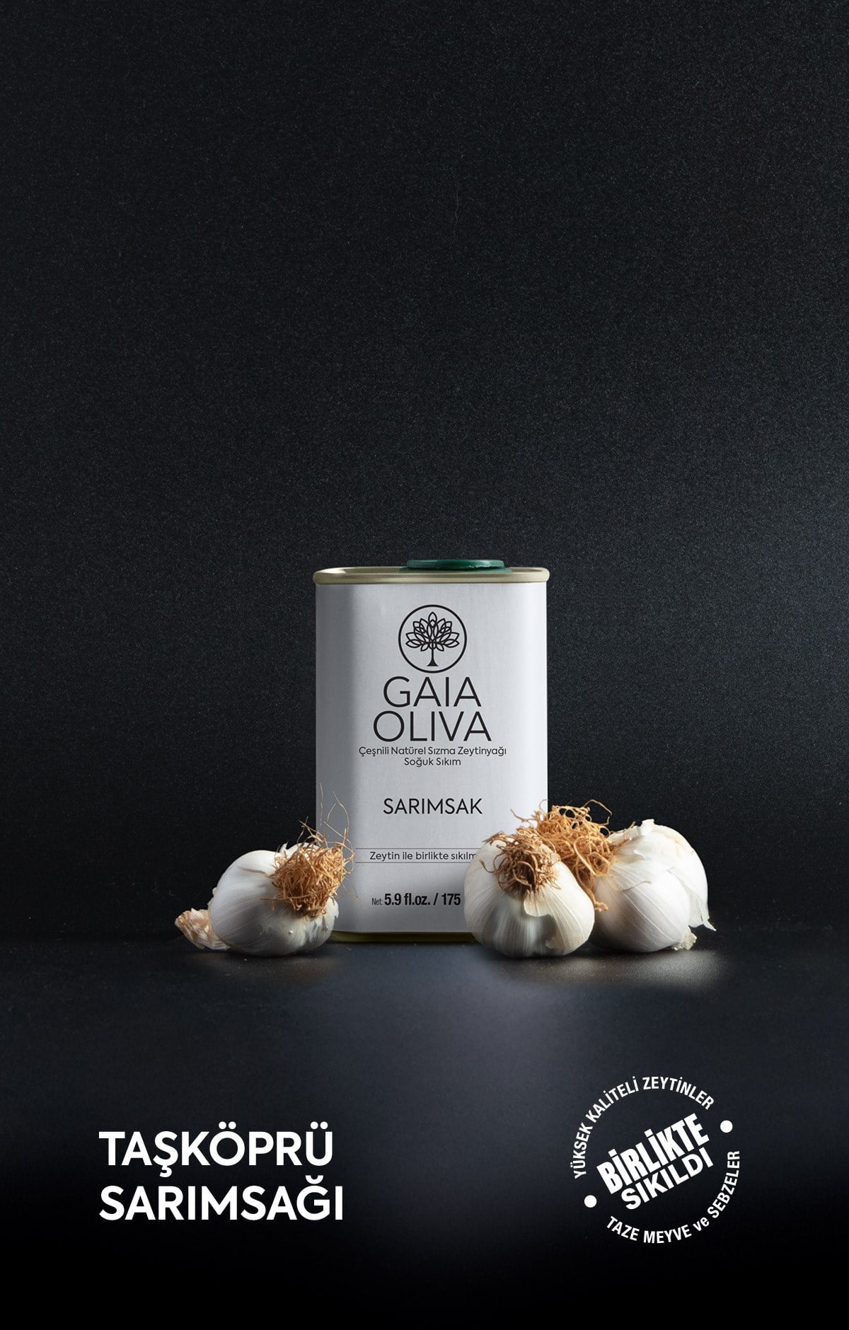 Sarımsak Çeşnili 175 ml Natürel Sızma Zeytinyağı