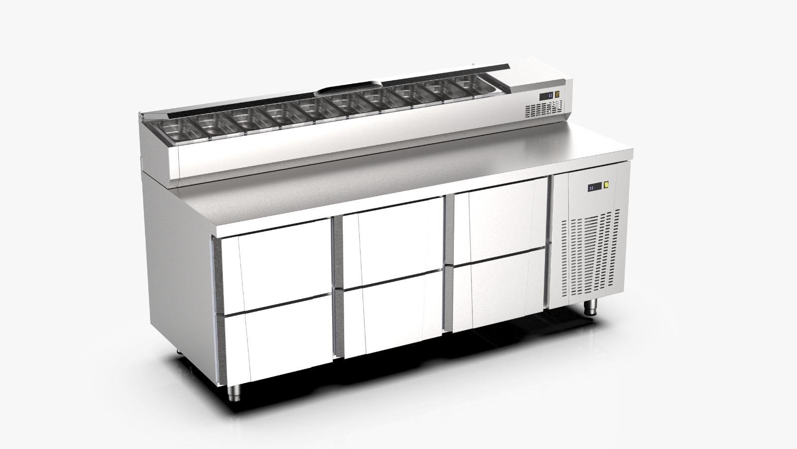  Ndustrio Tezgah Tip Make-Up Buzdolabı - 6 Çekmeceli MUR-73-6DNDUSTRİO Ndustrio Tezgah Tip Make-Up Buzdolabı - 6 Çekmeceli MUR-73-6DPizza Hazırlık Buzdolapları Ndustrio Tezgah Tip Make-Up Buzdolabı - 6 Çekmeceli MUR-73-6D