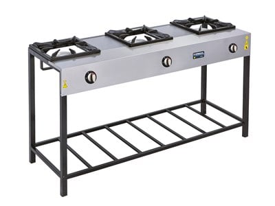 GAZLI YÜKSEK LOKANTA OCAĞI CE BELGELİ 3 GÖZLÜ OCAK 140X47X77 LPG VE GAZ CE BELGELİ GÖRKEM 