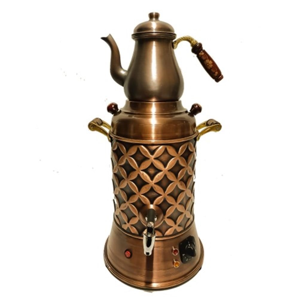 Anka 1 Demlikli Bakır Çay Semaveri ANKAAnka 1 Demlikli Bakır Çay Semaveri1 Demlikli Çay KazanlarıAnka 1 Demlikli Bakır Çay Semaveri