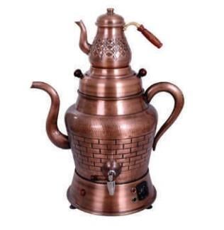 Anka 1 Demlikli Bakır Elektrikli Semaver DESO1ANKAAnka 1 Demlikli Bakır Elektrikli Semaver DESO11 Demlikli Çay KazanlarıAnka 1 Demlikli Bakır Elektrikli Semaver DESO1