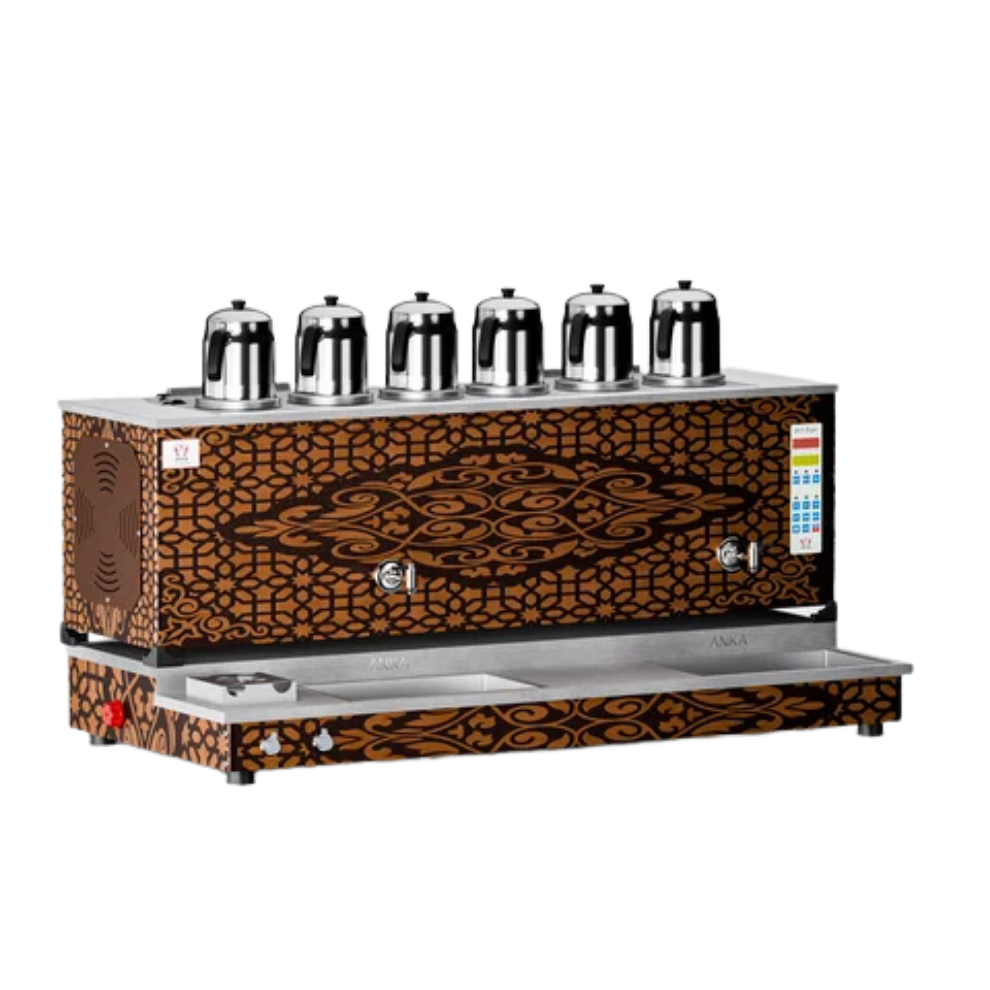 Anka Bakır Pro Plus Hibrit Smart Çay Makinesi APPO-S6ANKAAnka Bakır Pro Plus Hibrit Smart Çay Makinesi APPO-S66 Demlikli Çay KazanlarıAnka Bakır Pro Plus Hibrit Smart Çay Makinesi APPO-S6